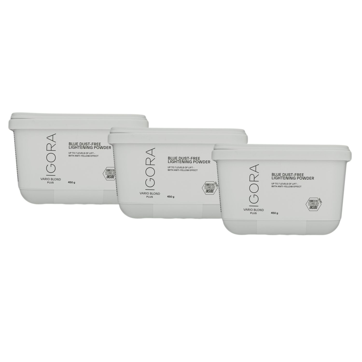 Schwarzkopf Igora Vario Blond Plus Blondierung 3 x 450 g Blondierpulver Set