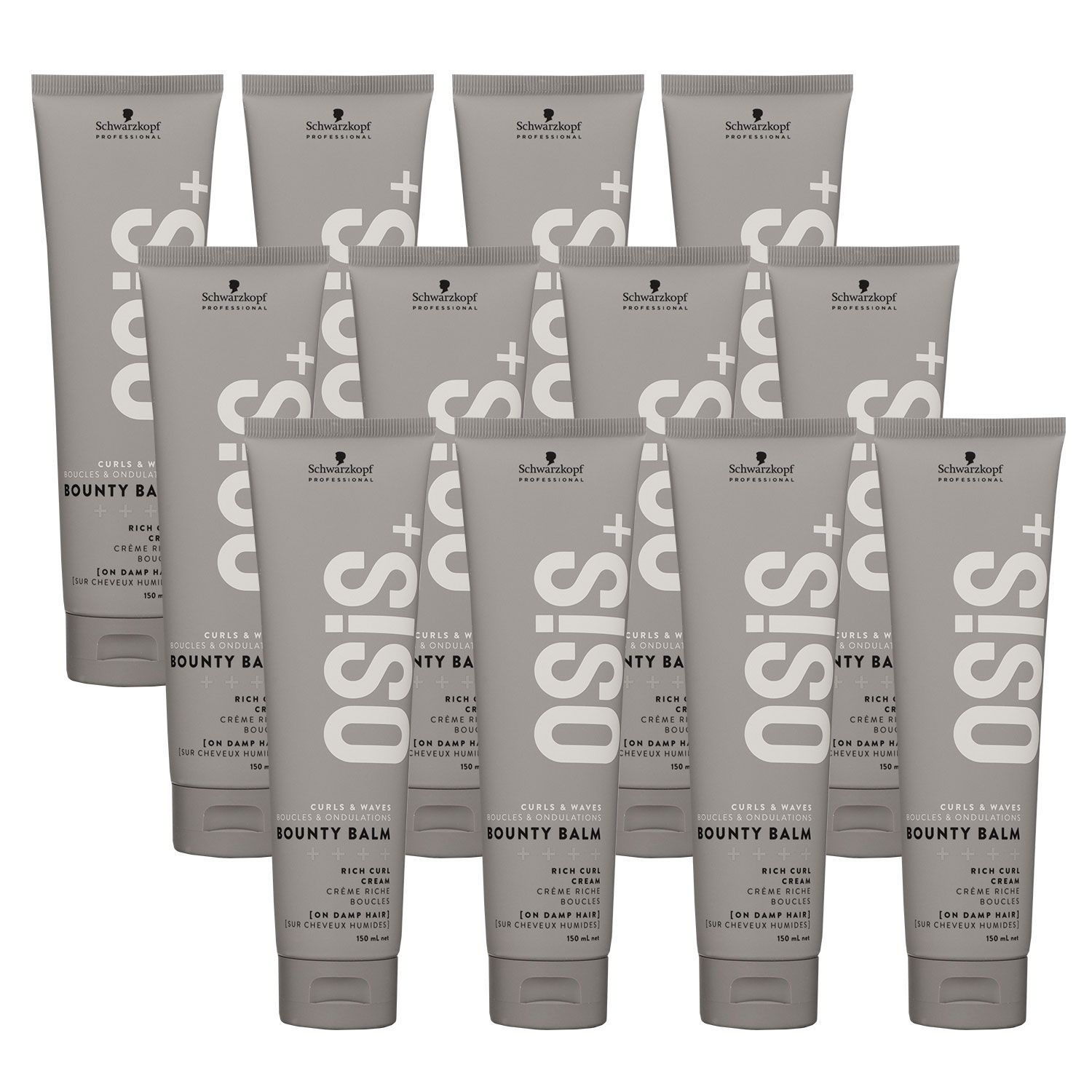Schwarzkopf Osis Bounty Balm 12 x 150 ml Stylingcreme Set