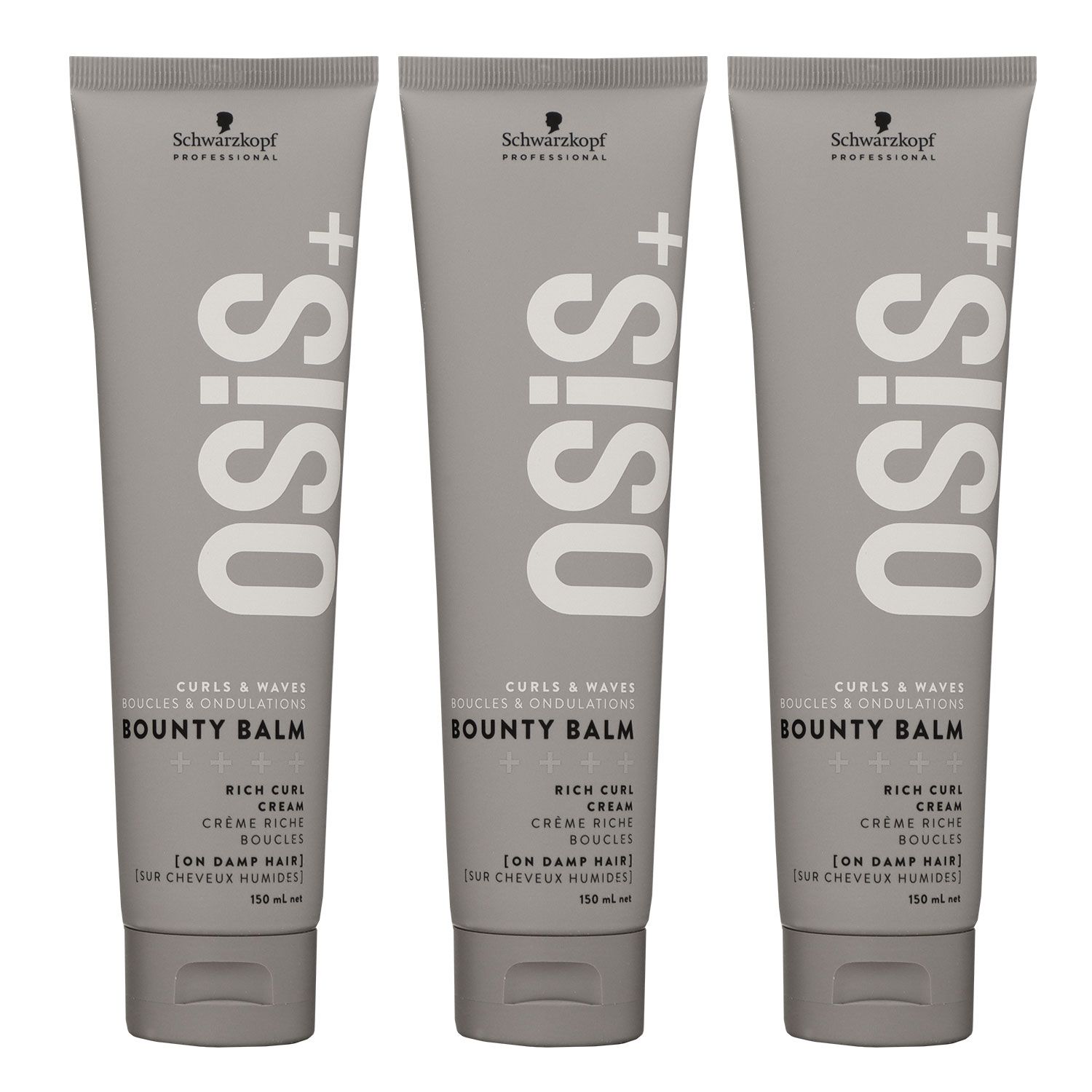 Schwarzkopf Osis Bounty Balm 3 x 150 ml Stylingcreme Set