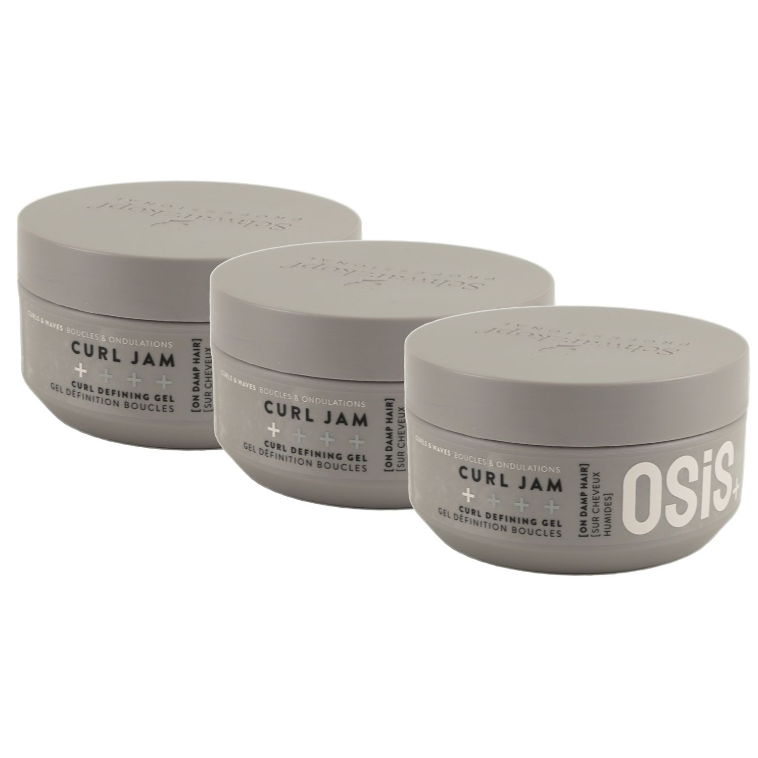 Schwarzkopf Osis Curl Jam 3 x 300 ml lockendefinierendes Haargel Set
