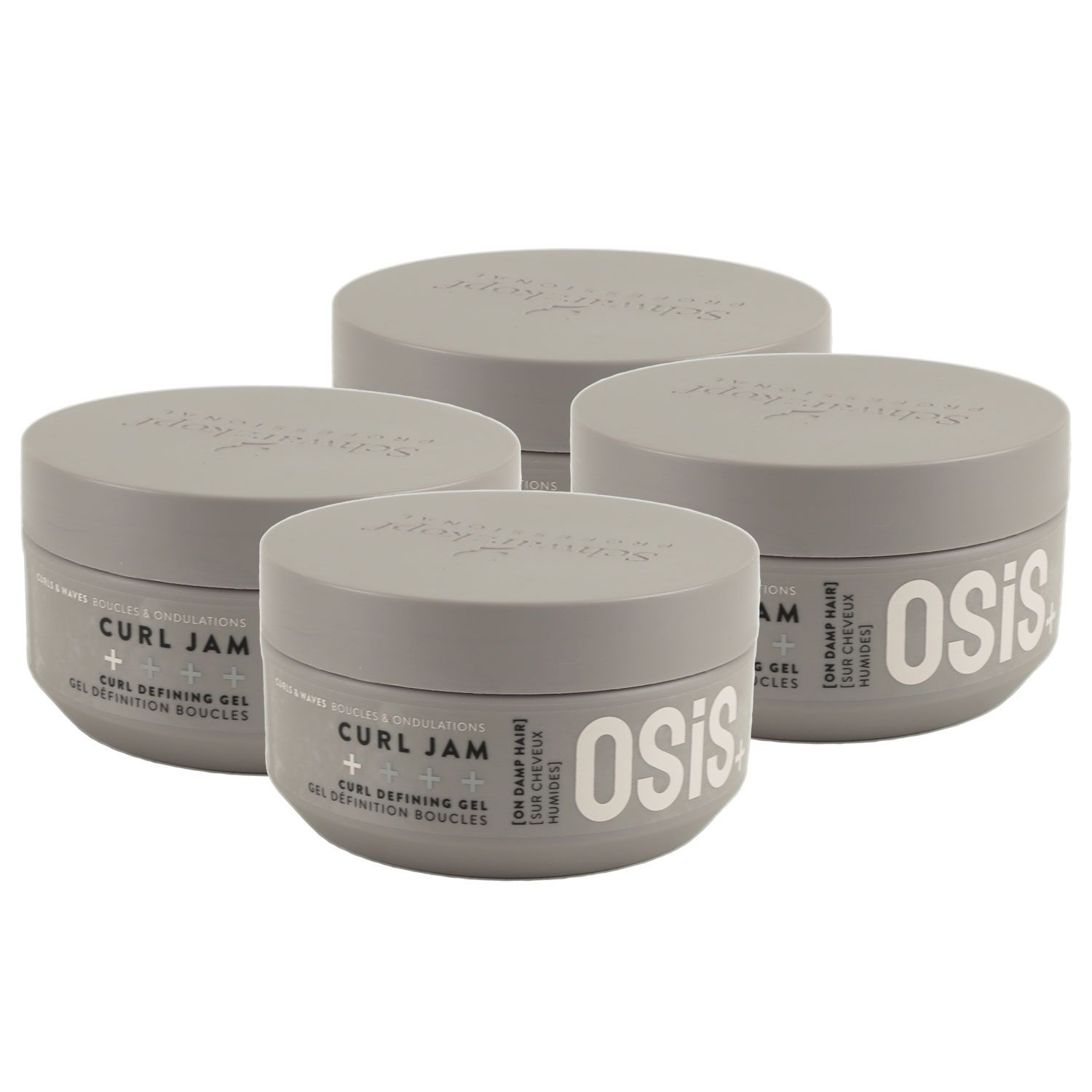 Schwarzkopf Osis Curl Jam 4 x 300 ml lockendefinierendes Haargel Set