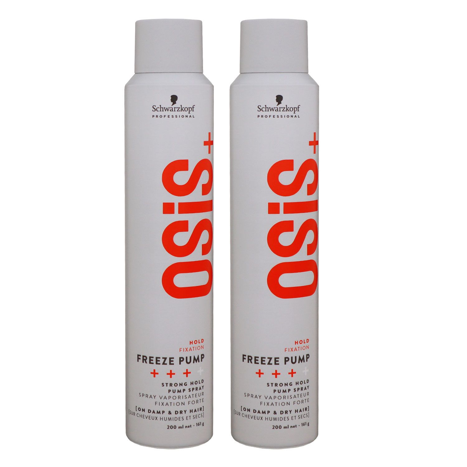 Schwarzkopf Osis Freeze Pump 2 x 200 ml Haarspray Set