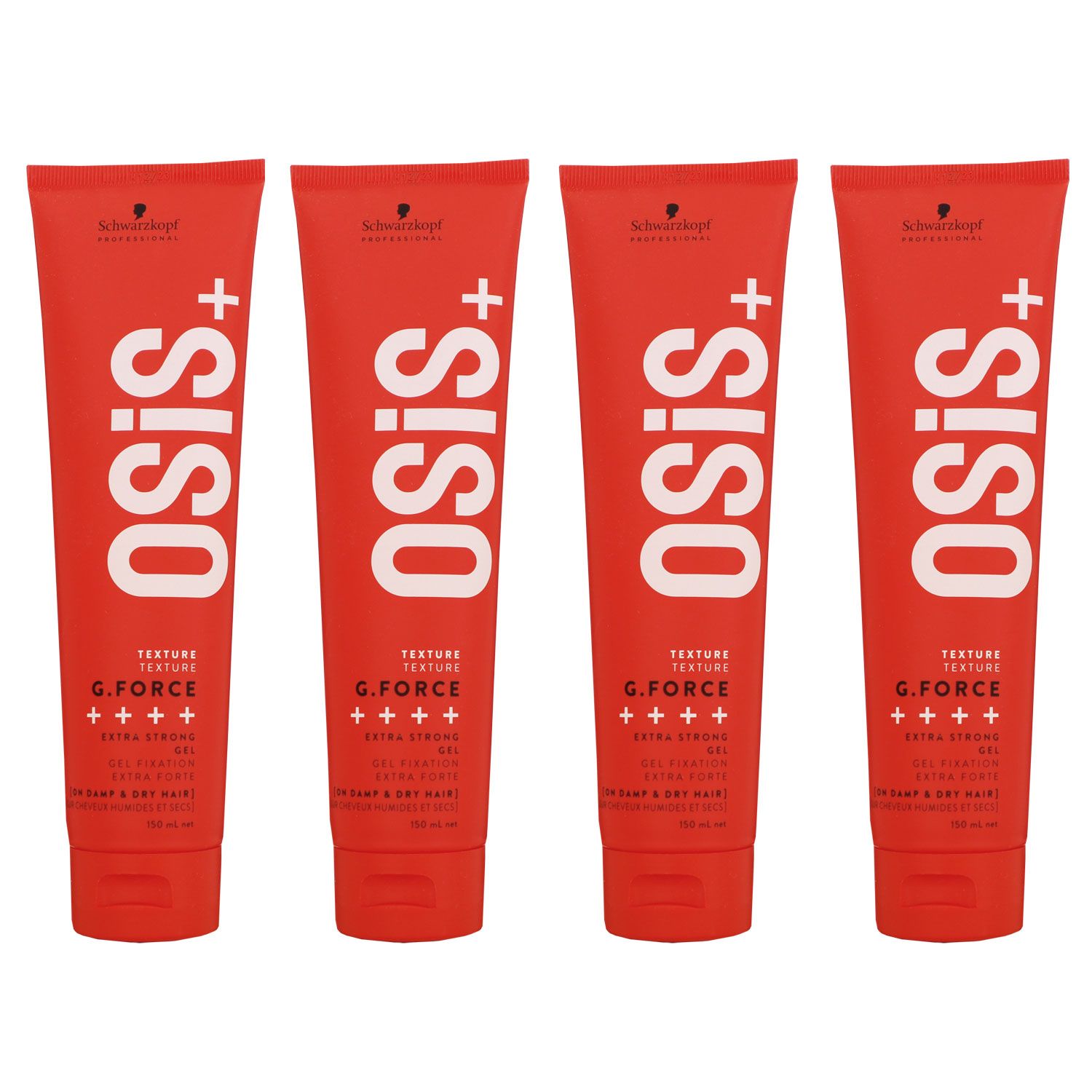 Schwarzkopf Osis G Force 4 x 150 ml extra starkes Haargel Set