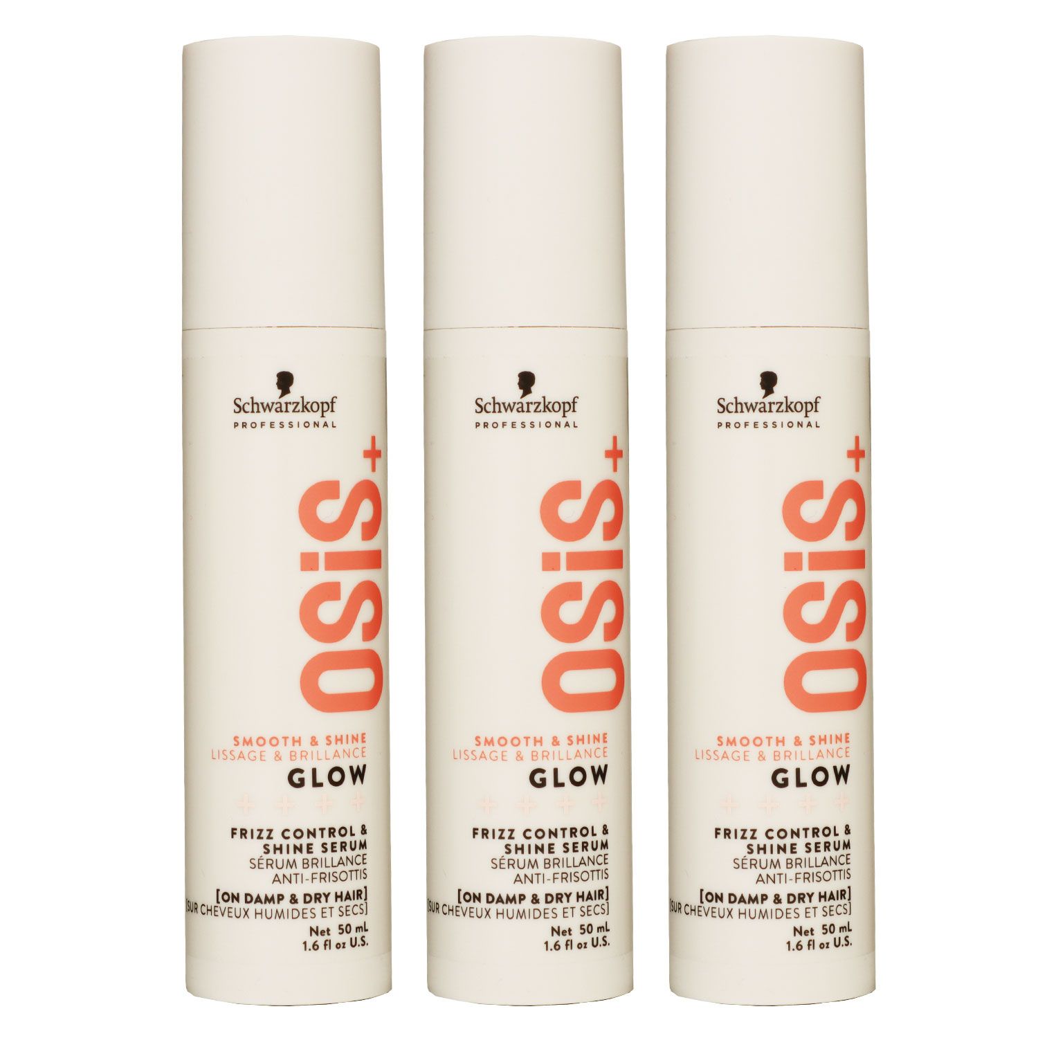 Schwarzkopf Osis Glow 3 x 50 ml Glanzserum Set