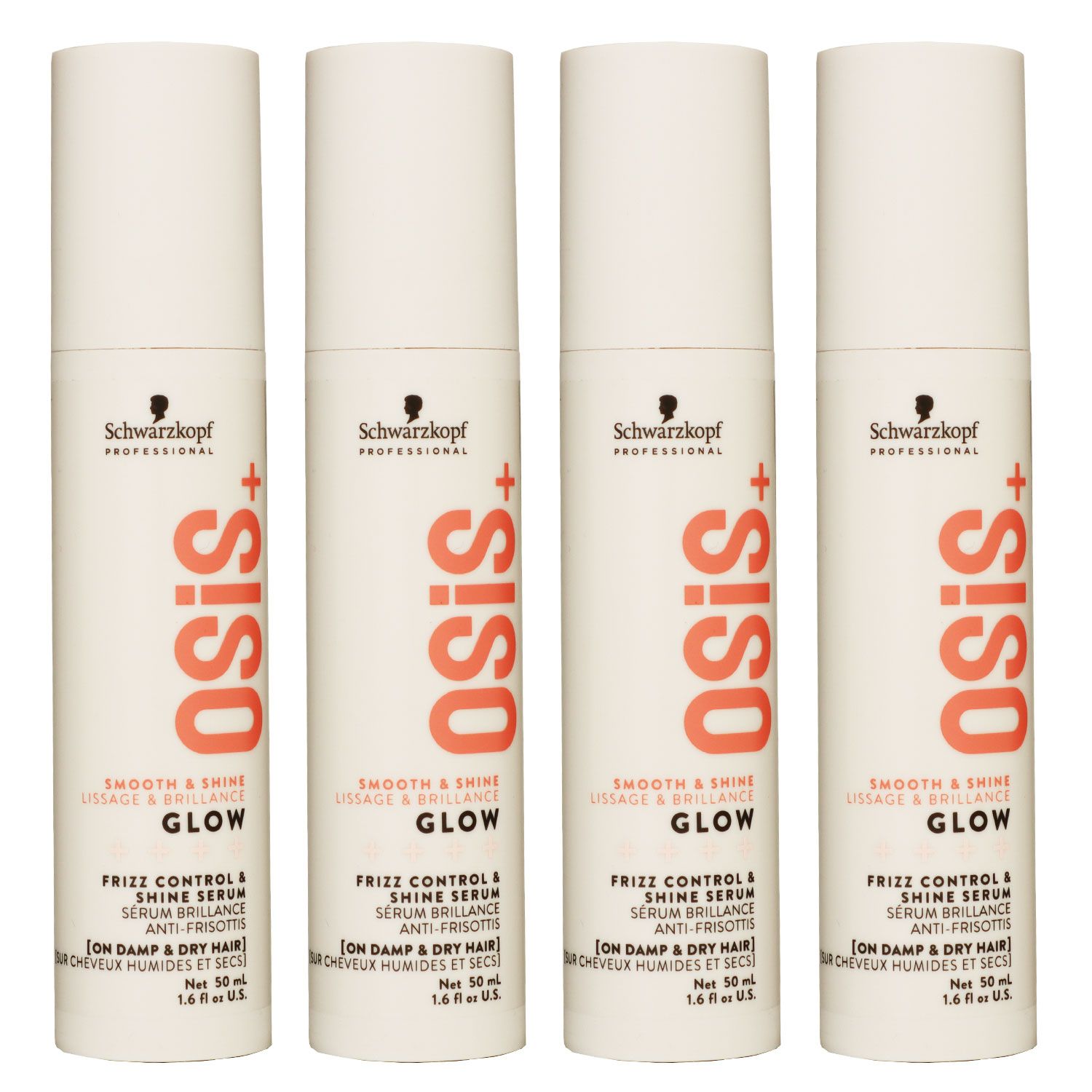 Schwarzkopf Osis Glow 4 x 50 ml Glanzserum Set