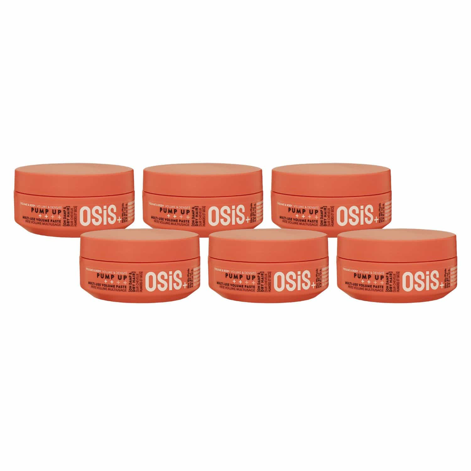 Schwarzkopf Osis Pump Up 6 x 85 ml Volumenpaste Haarstyling Set