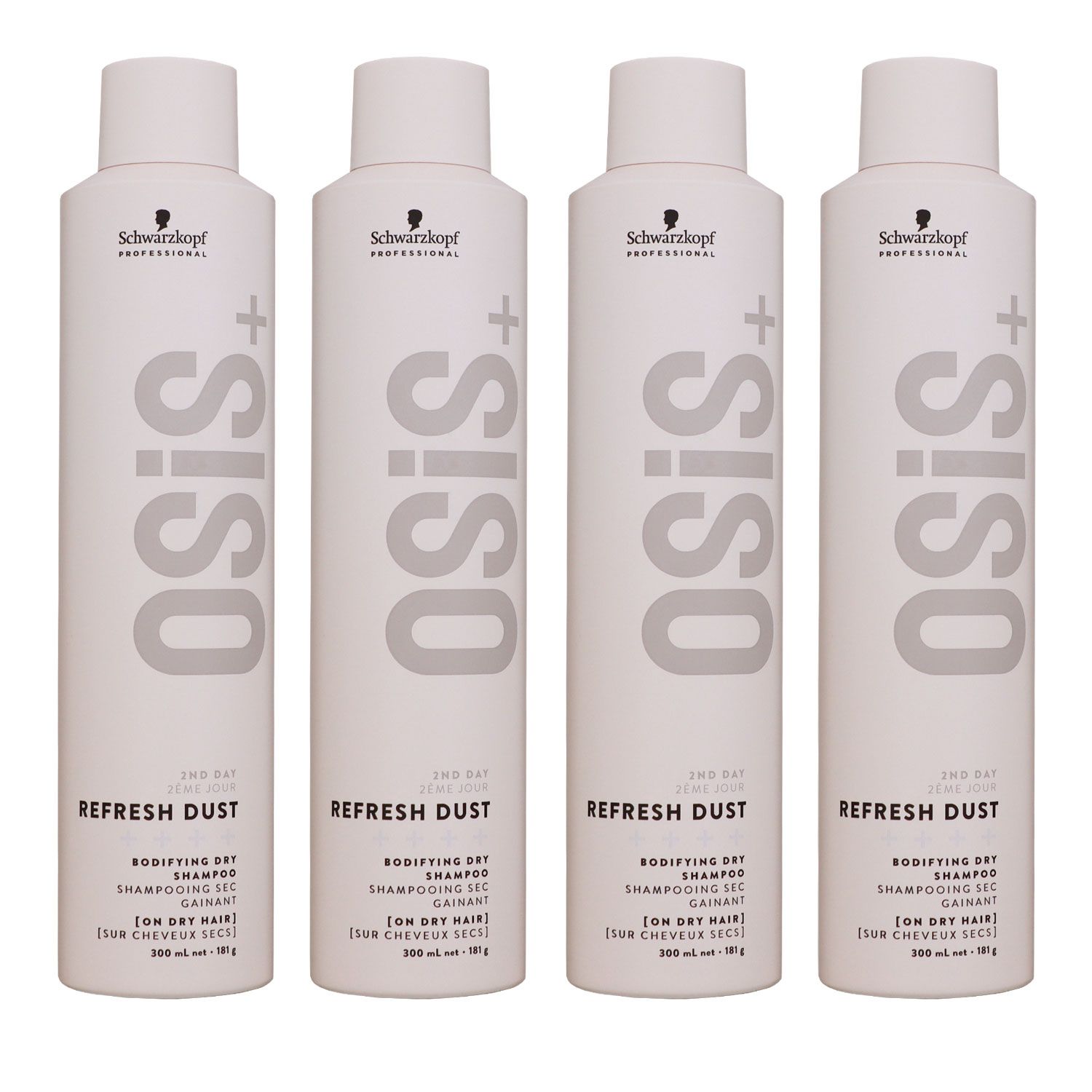 Schwarzkopf Osis Refresh Dust 4 x 300 ml Trockenshampoo Set