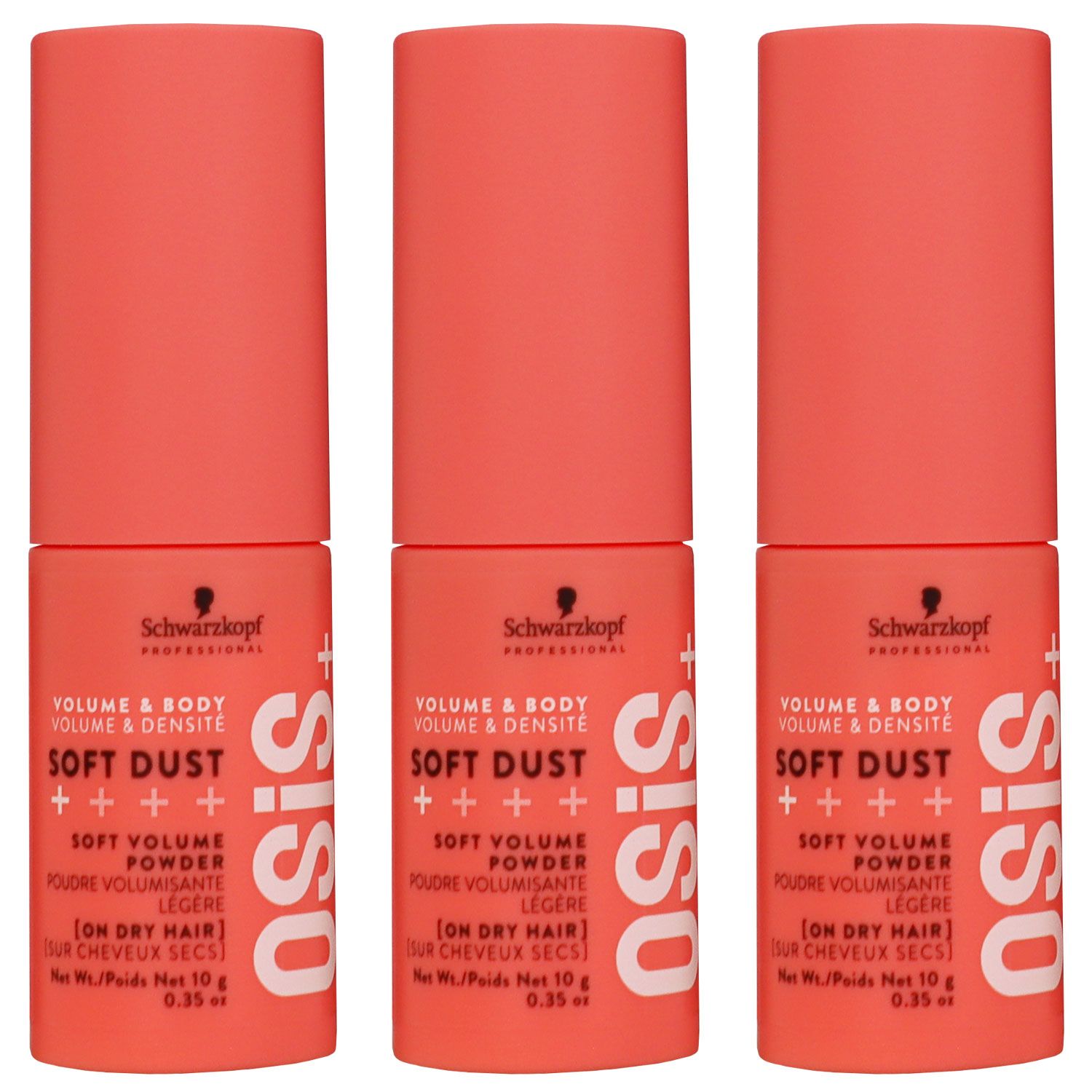 Schwarzkopf Osis Soft Dust 3 x 10 g Volumenpuder Spray Set