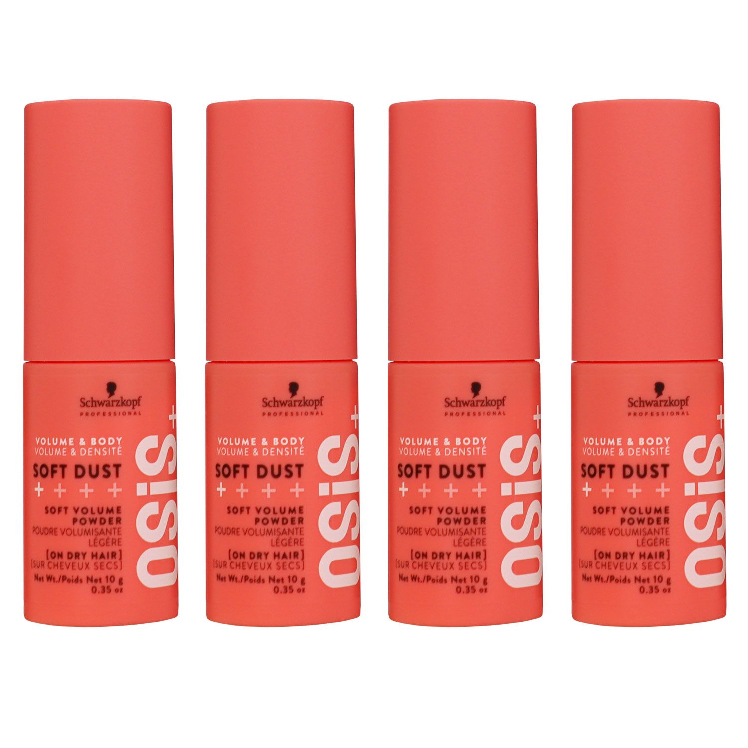 Schwarzkopf Osis Soft Dust 4 x 10 g Volumenpuder Spray Set