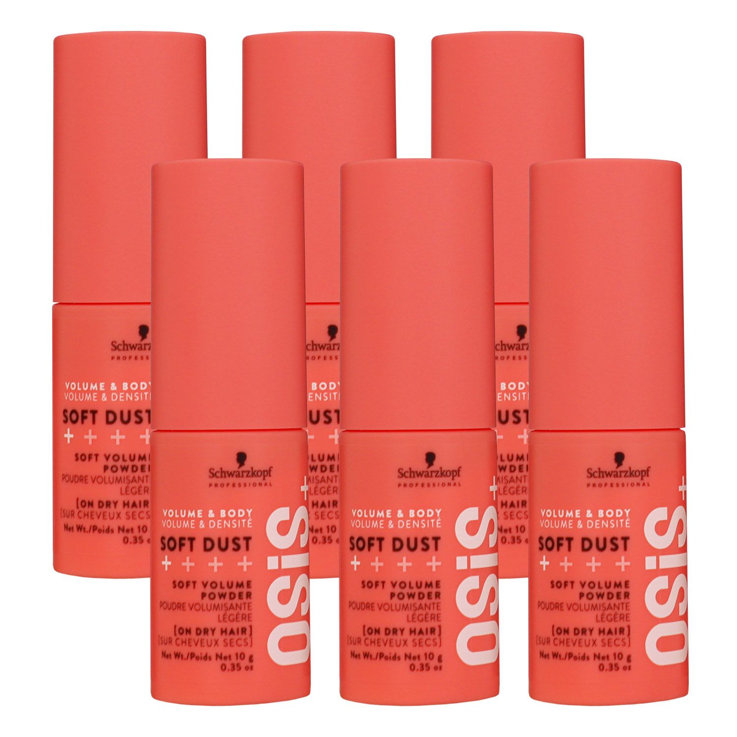 Schwarzkopf Osis Soft Dust 6 x 10 g Volumenpuder Spray Set