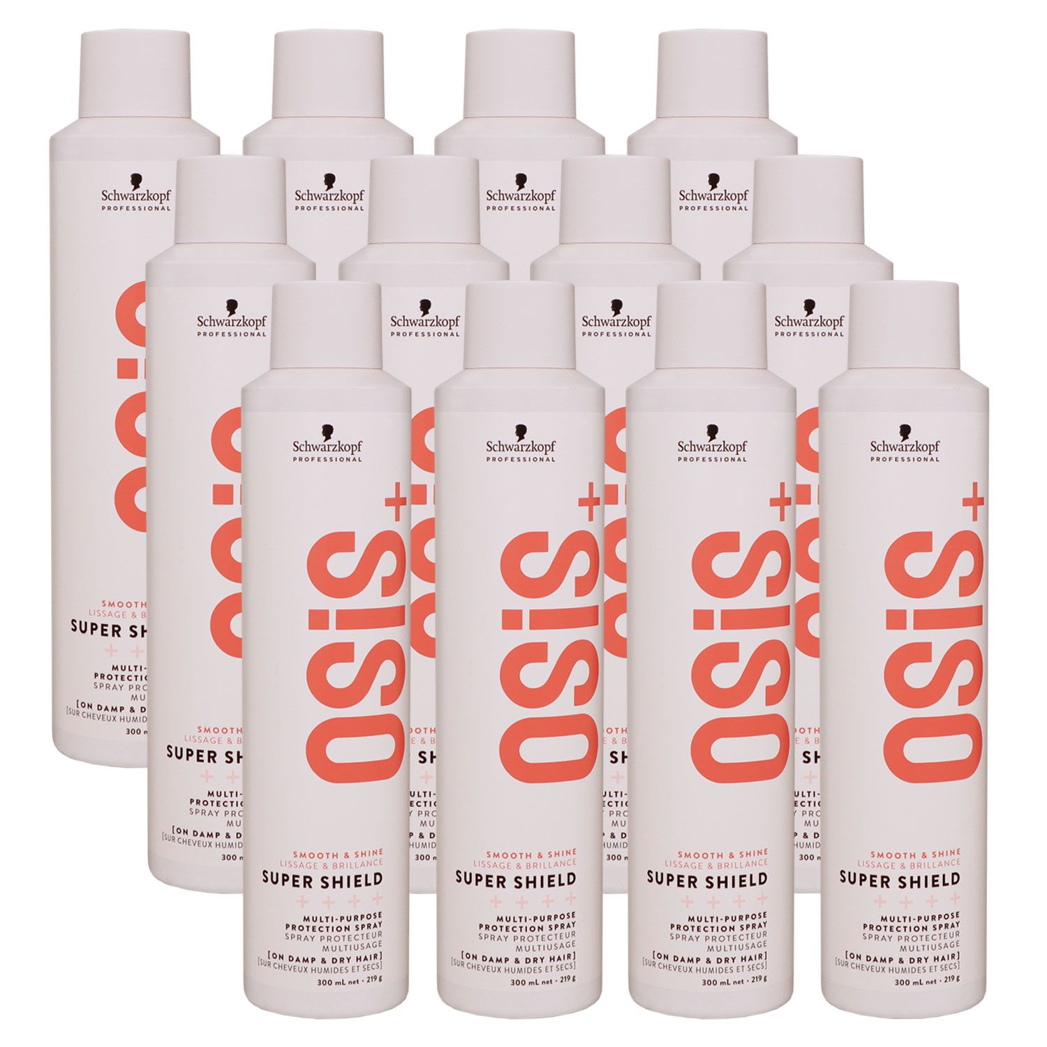 Schwarzkopf Osis Super Shield 12 x 300 ml Haarstylingspray Set