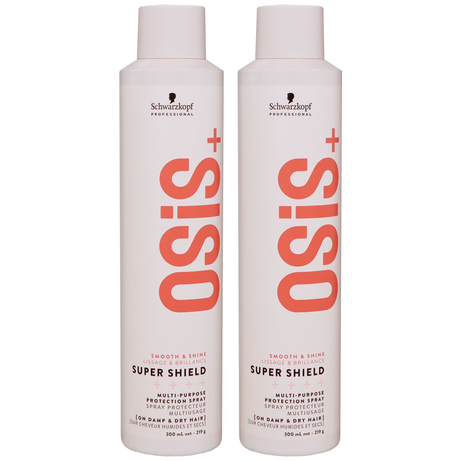 Schwarzkopf Osis Super Shield 2 x 300 ml Hitzeschutzspray Set