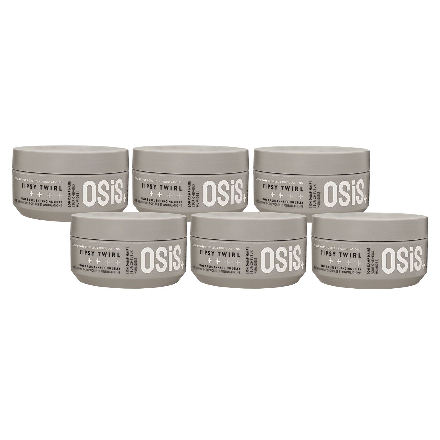 Schwarzkopf Osis Tipsy Twirl 6 x 300 ml wellen - & lockendefinierendes Haargel Set