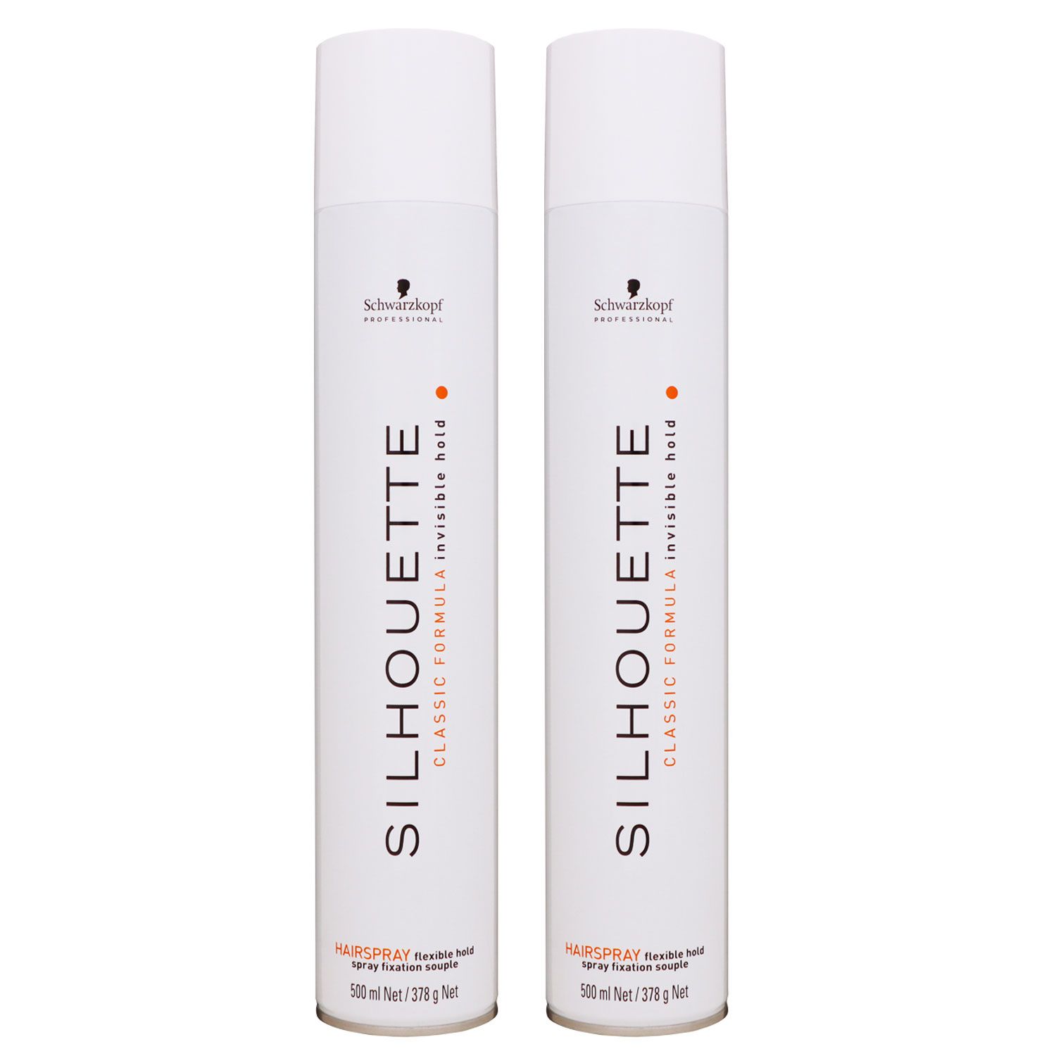 Schwarzkopf Silhouette Classic Formula 2 x 500 ml Haarspray flexibler Halt Set