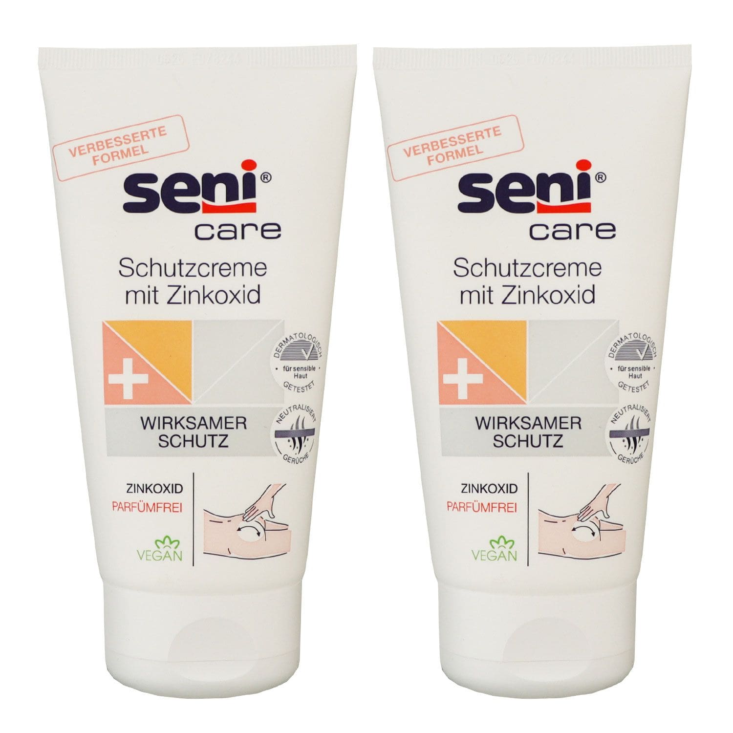 Seni Care Schutzcreme mit Zinkoxid 2 x 150 ml Zinkoxid & Sinodor Set