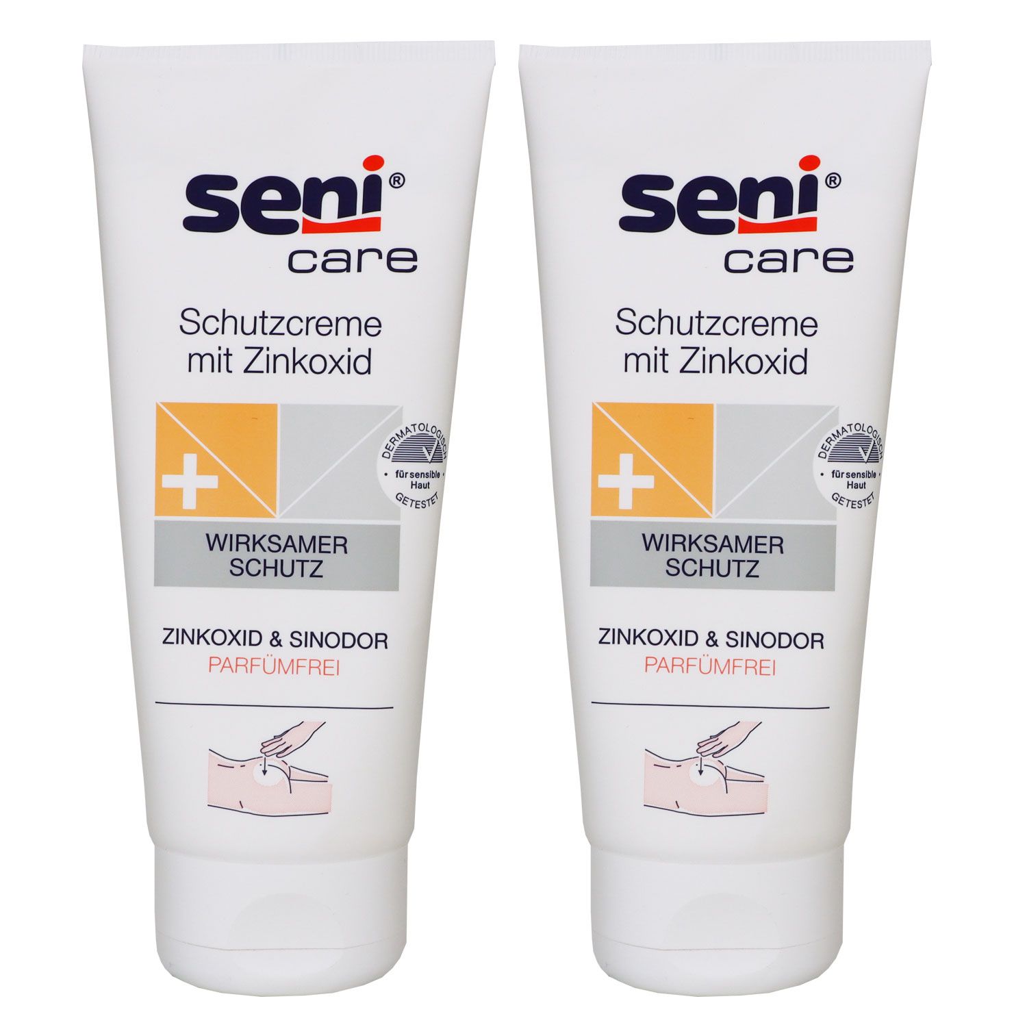 Seni Care Schutzcreme mit Zinkoxid 2 x 200 ml Zinkoxid & Sinodor Set