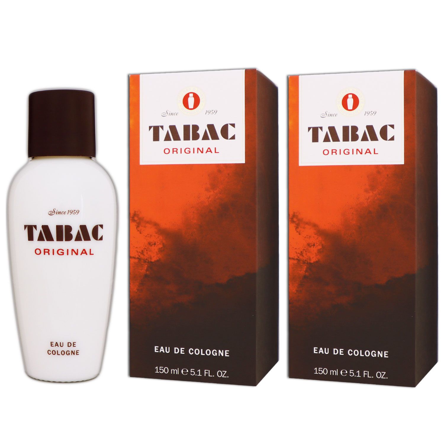 Tabac Original 2 x 150 ml Eau de Cologne EDC Set Herrenduft Herren Duft