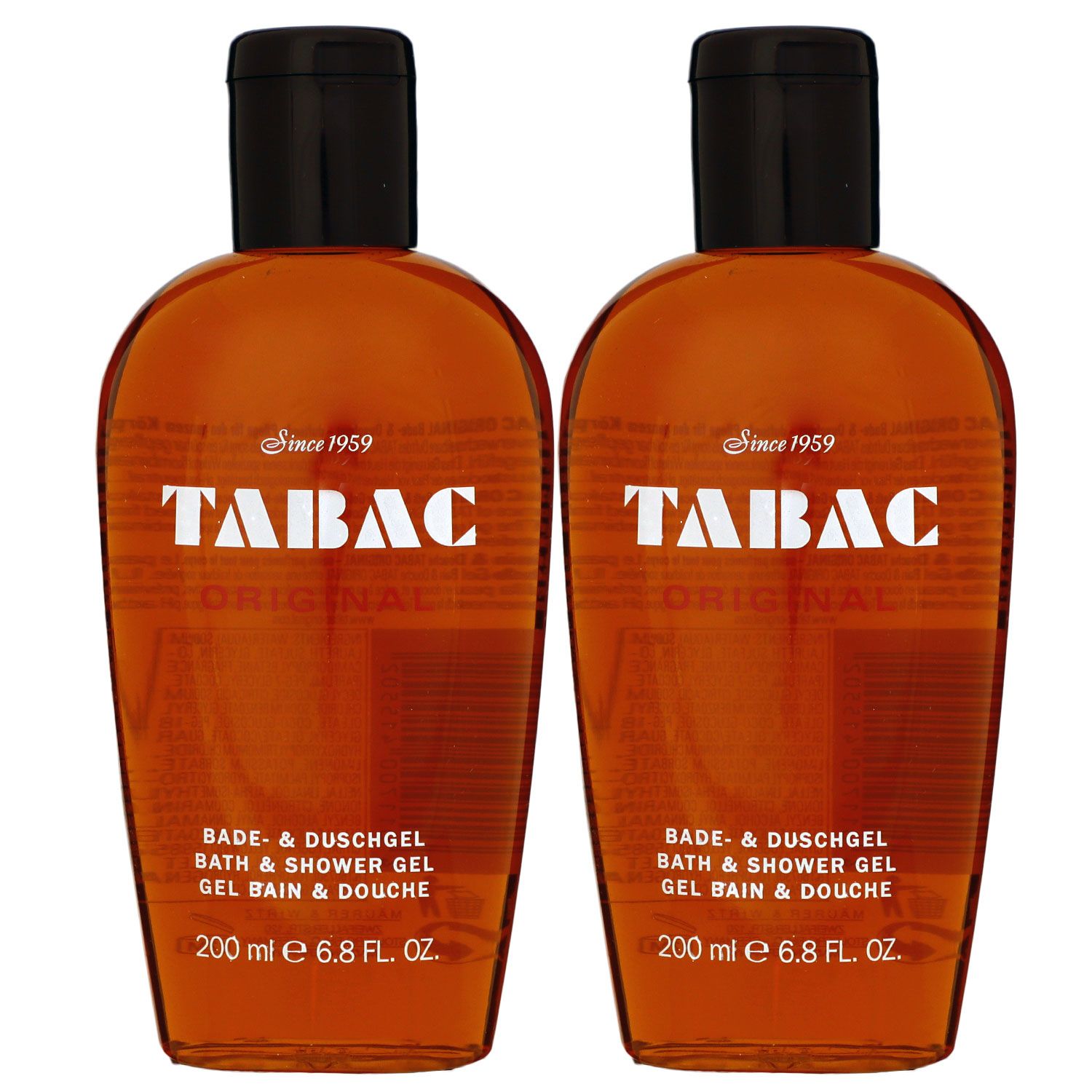 Tabac Original 2 x 200 ml Bade & Duschgel Bath & Showergel Set