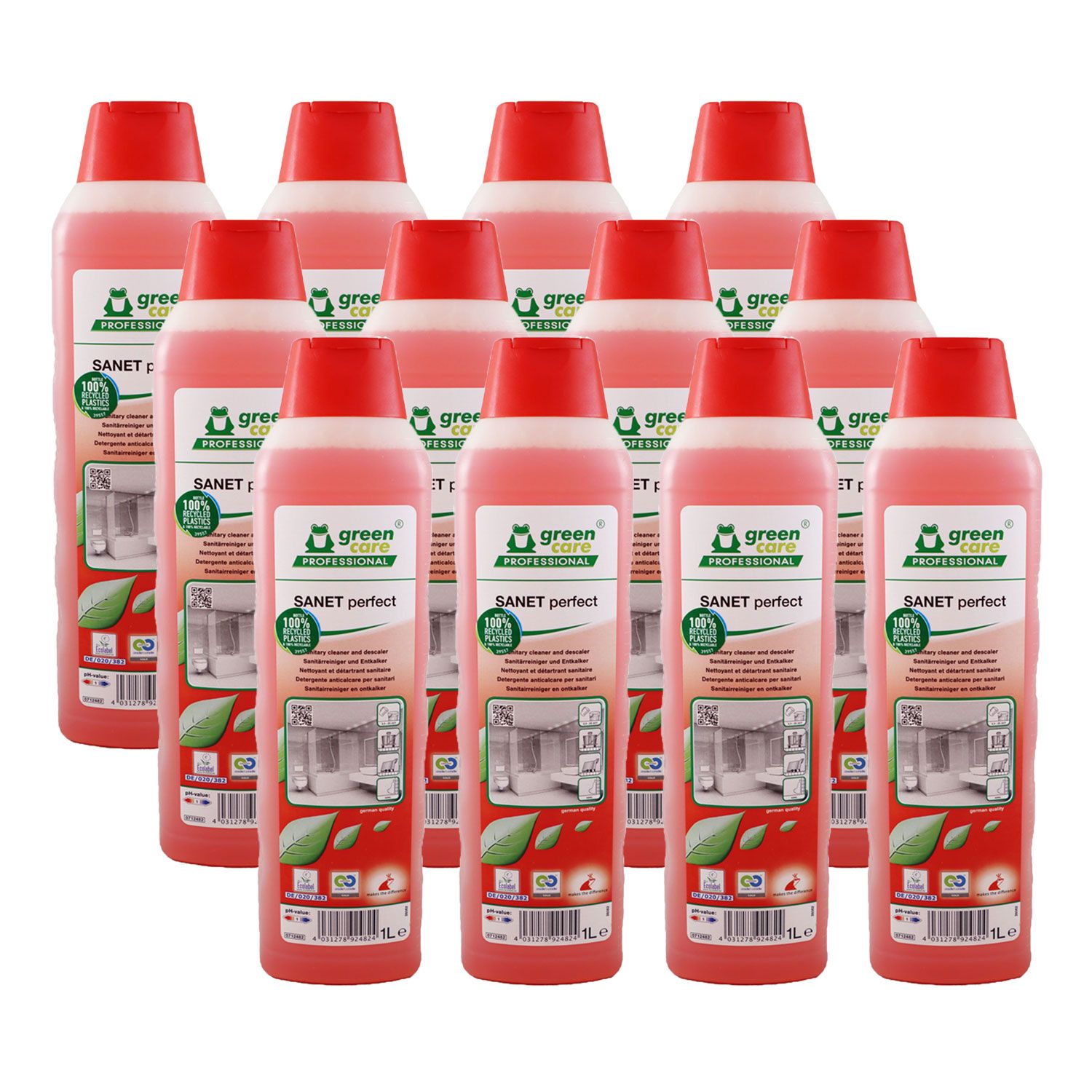 Tana Green Care SANET Perfect 12 x 1 Liter Sanit�runterhaltsreiniger Set