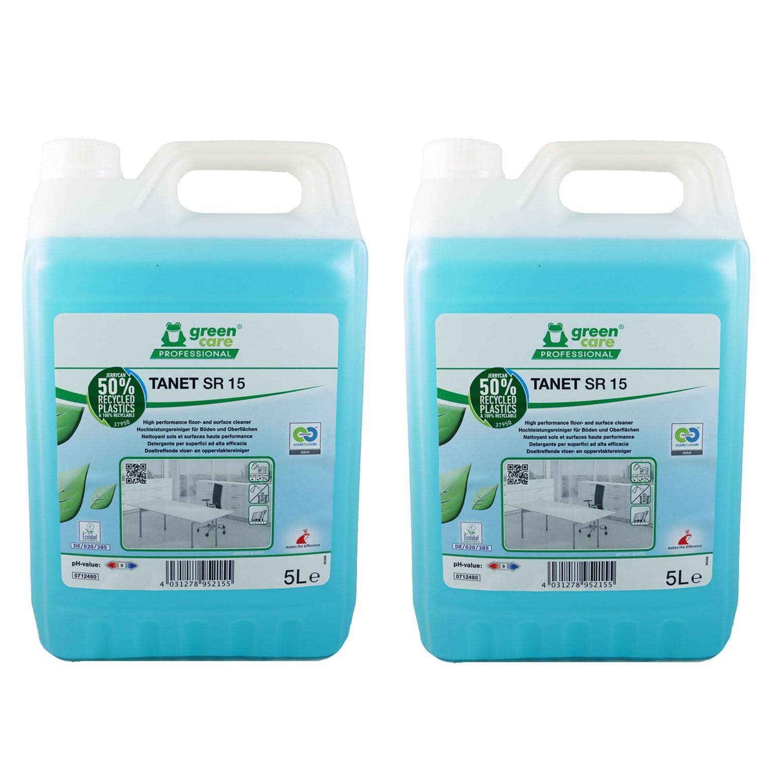 Tana Green Care TANET SR 15 2 x 5 Liter Hochleistungreiniger Boden und Oberfl�chen