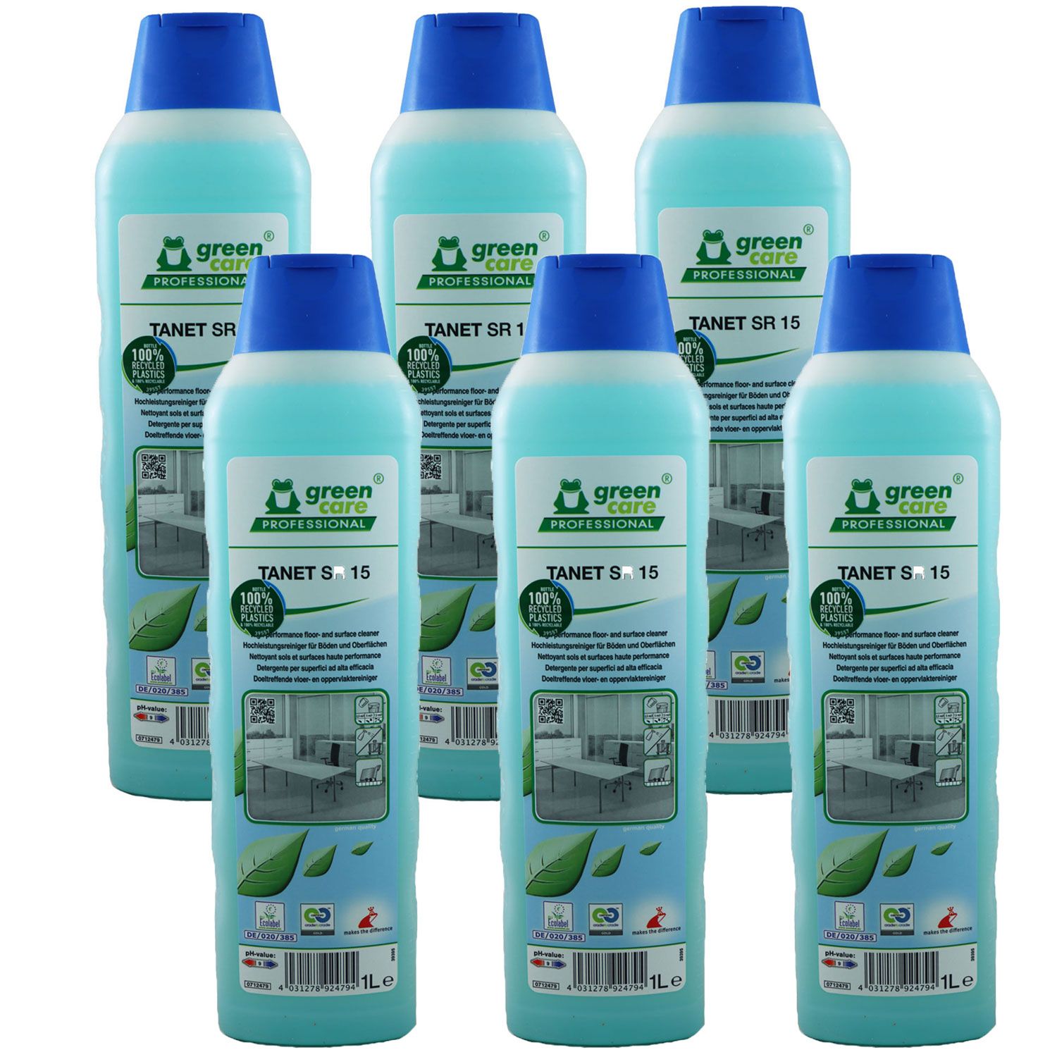 Tana Green Care TANET SR 15 6 x 1 Liter Hochleistungsreiniger Set