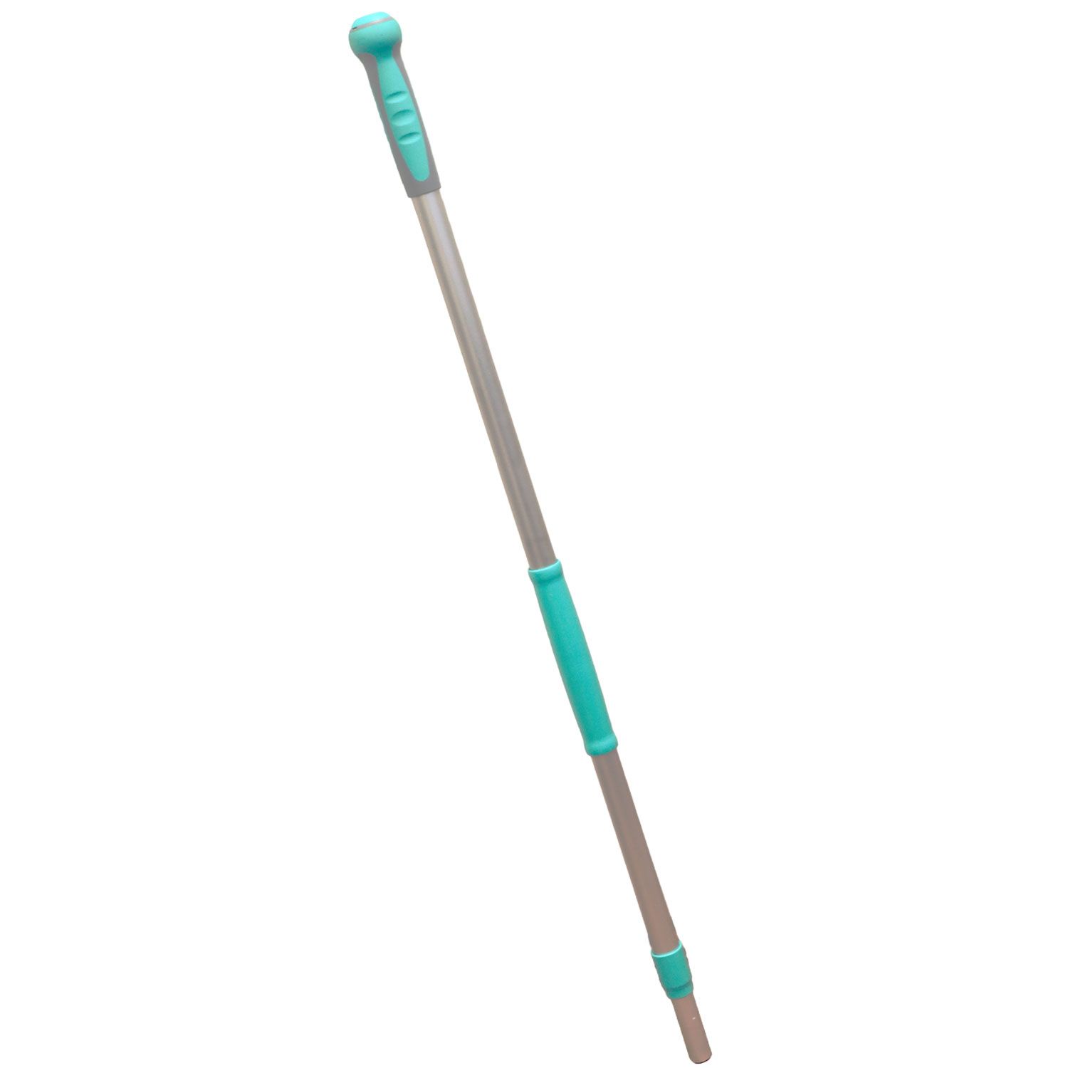 Teleskopstiel Aluminium gr�n mit Antirutschgriff 97 cm bis 184 cm