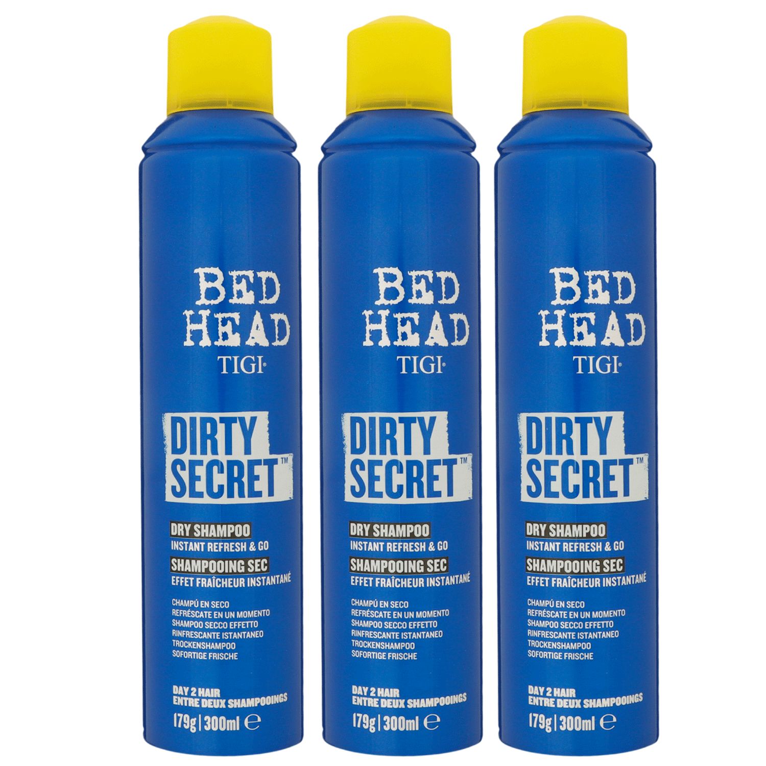 Tigi Bed Head Dirty Secret 3 x 300 ml Trockenshampoo Set