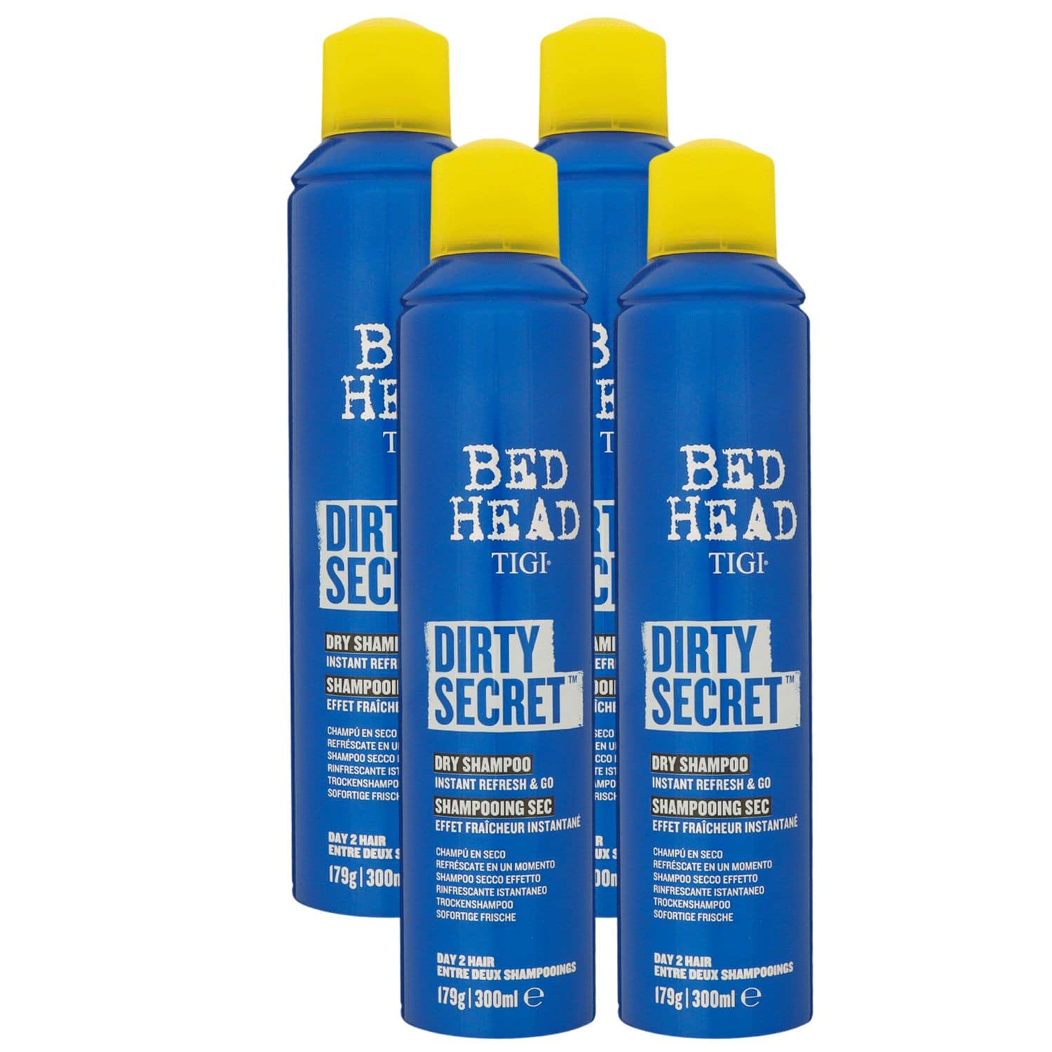 Tigi Bed Head Dirty Secret 4 x 300 ml Trockenshampoo Set