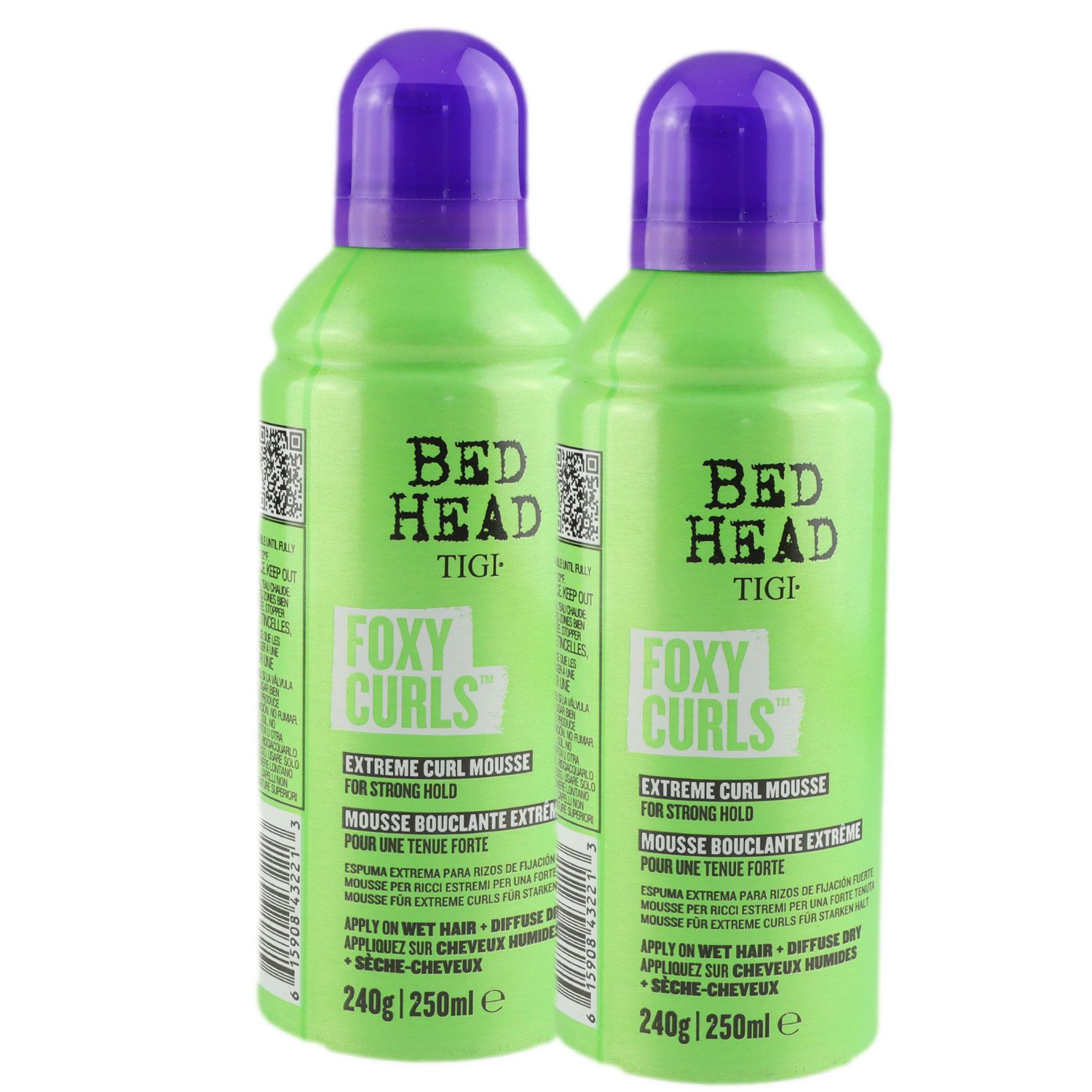Tigi Bed Head Foxy Curls 2 x 250 ml curl Mousse starker halt Set