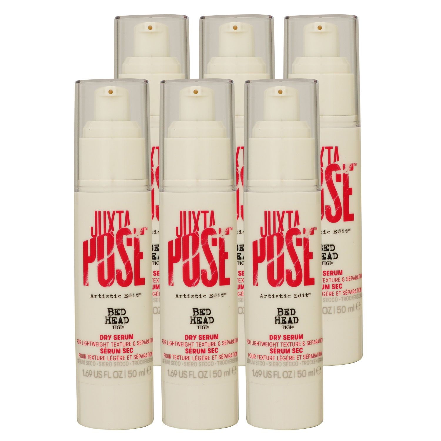 Tigi Bed Head Juxta Pose 6 x 50 ml Trockenserum f�r geschmeidiges Haar Set