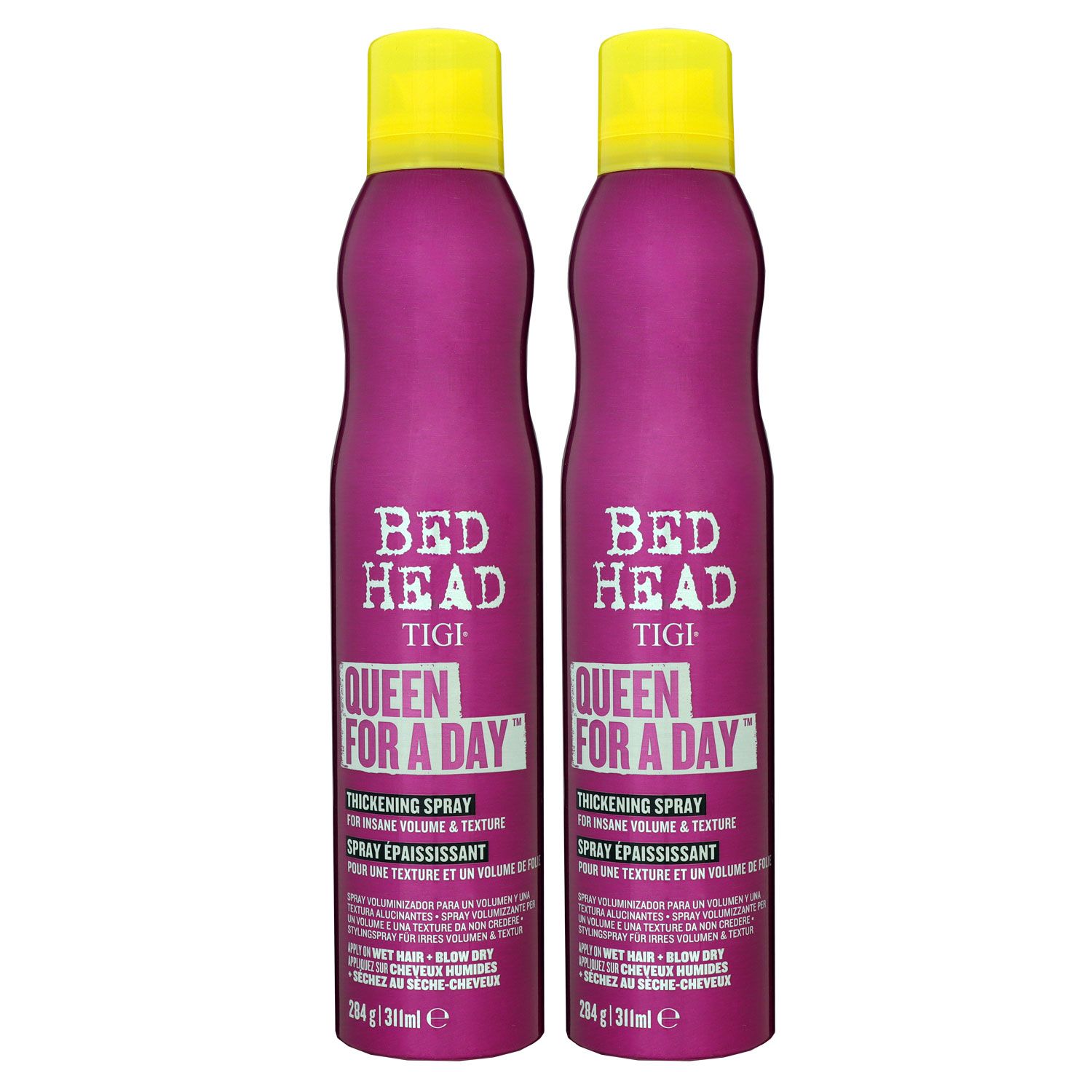 Tigi Bed Head Queen for a Day 2 x 311 ml Volumen Schaumspray Set
