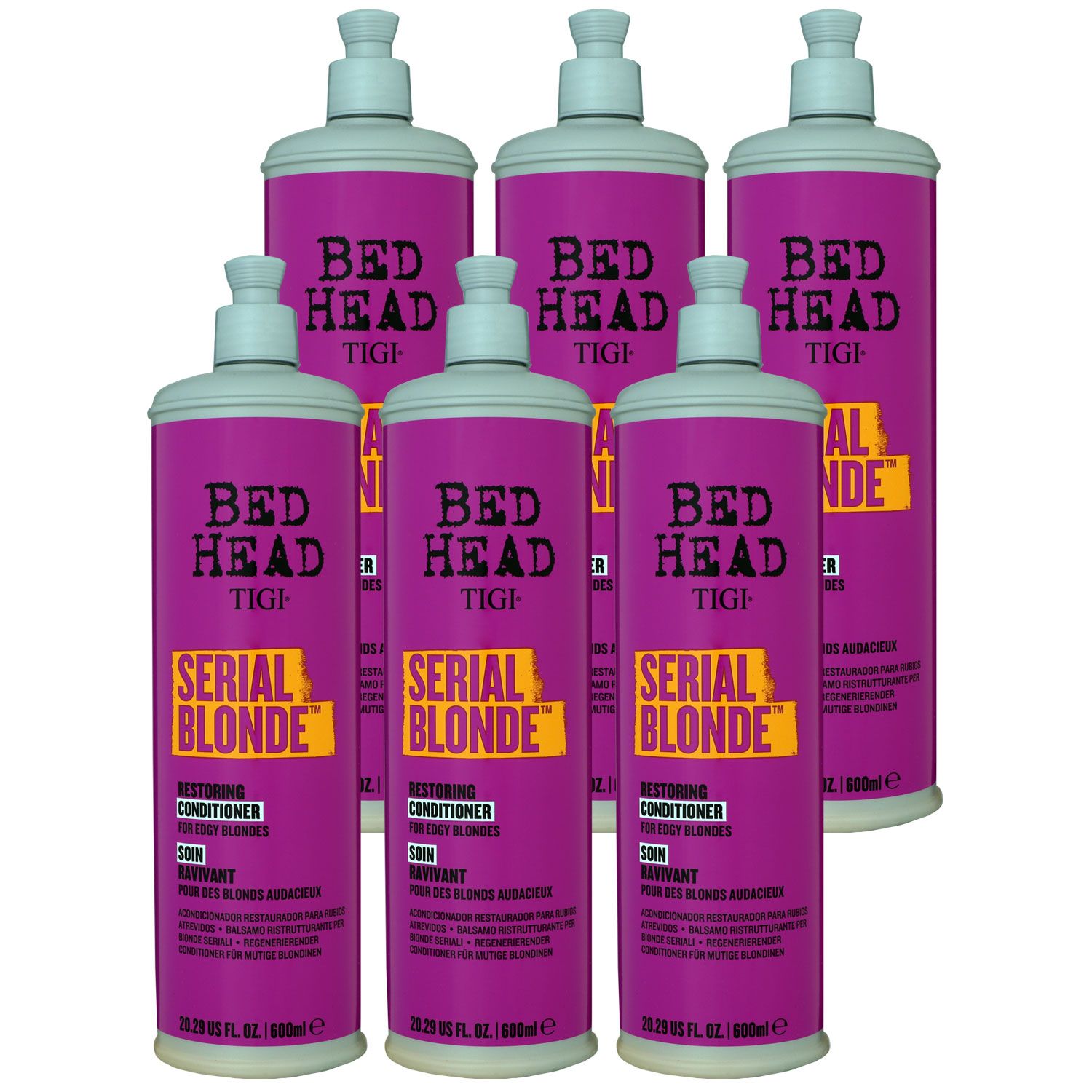 Tigi Bed Head Serial Blonde 6 x 600 ml Conditioner Set