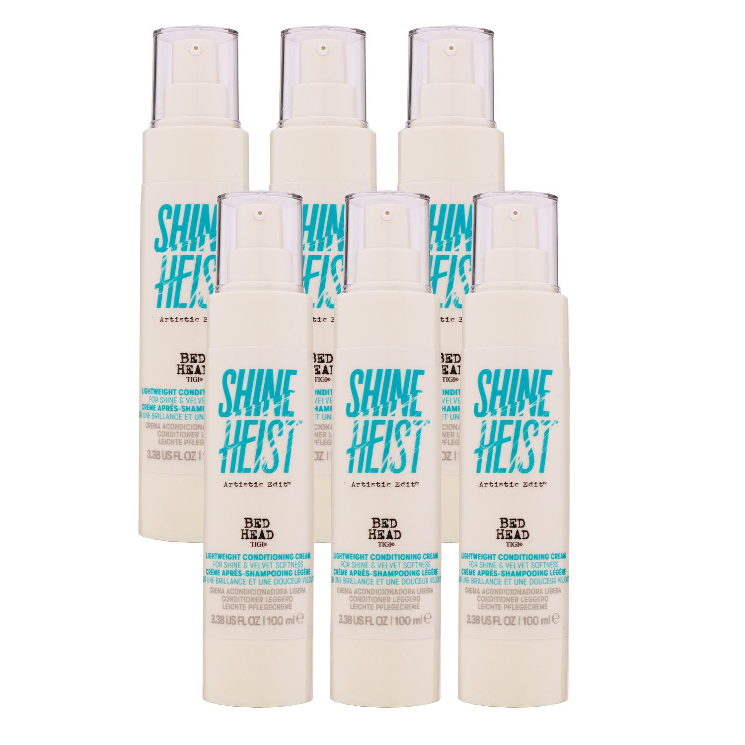 Tigi Bed Head Shine Heist 6 x 100 ml Pflegecreme Set