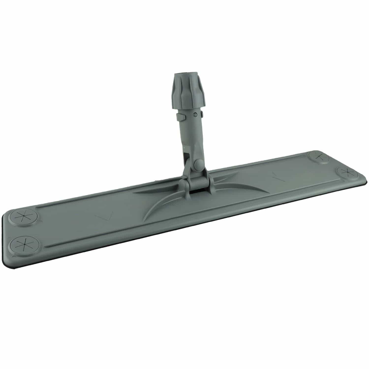 Trapezhalter Trapezwischer Kunststoff 60 cm mit Lamellen grau