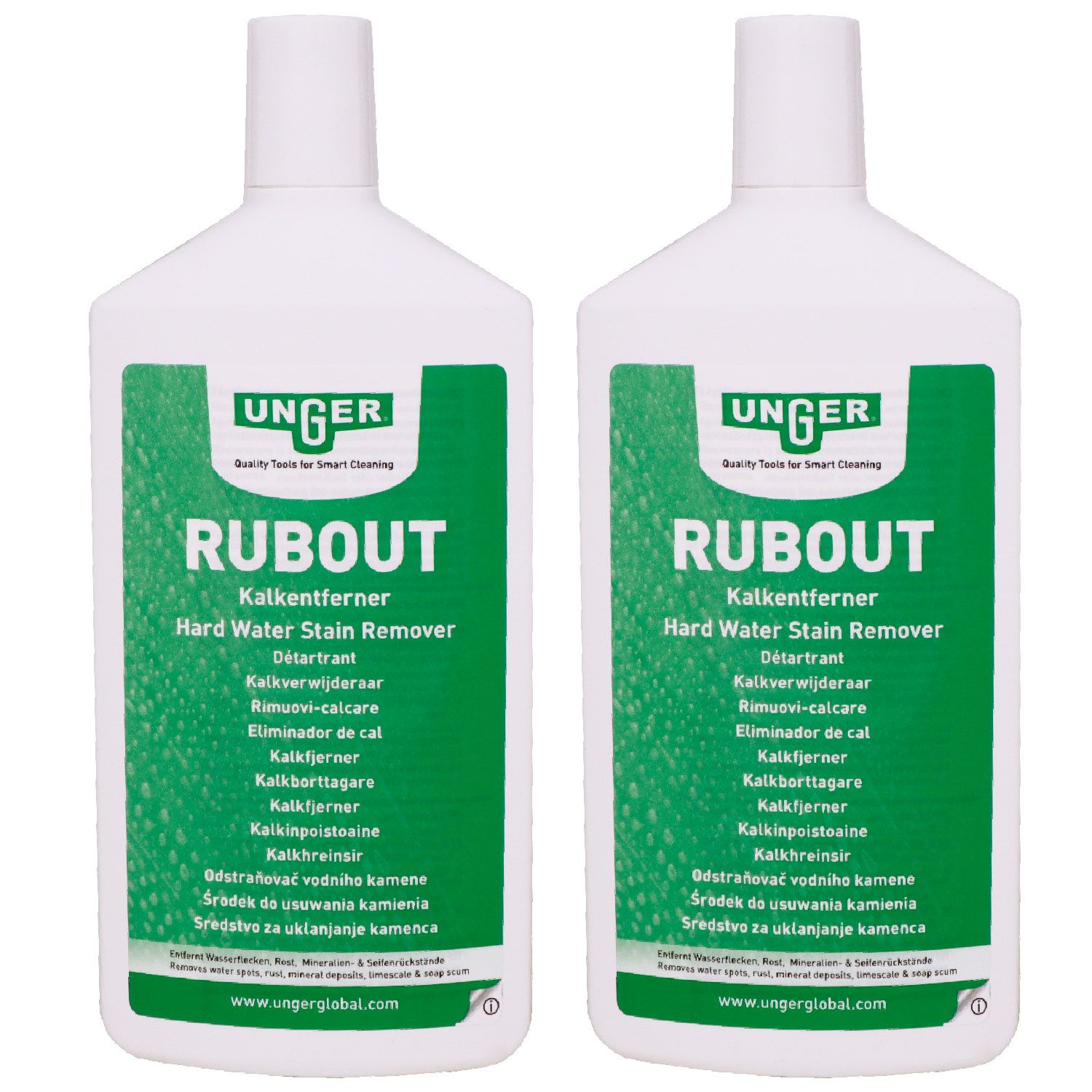 Unger Rubout RUB20 2 x 500 ml Professioneller Kalkentferner Set
