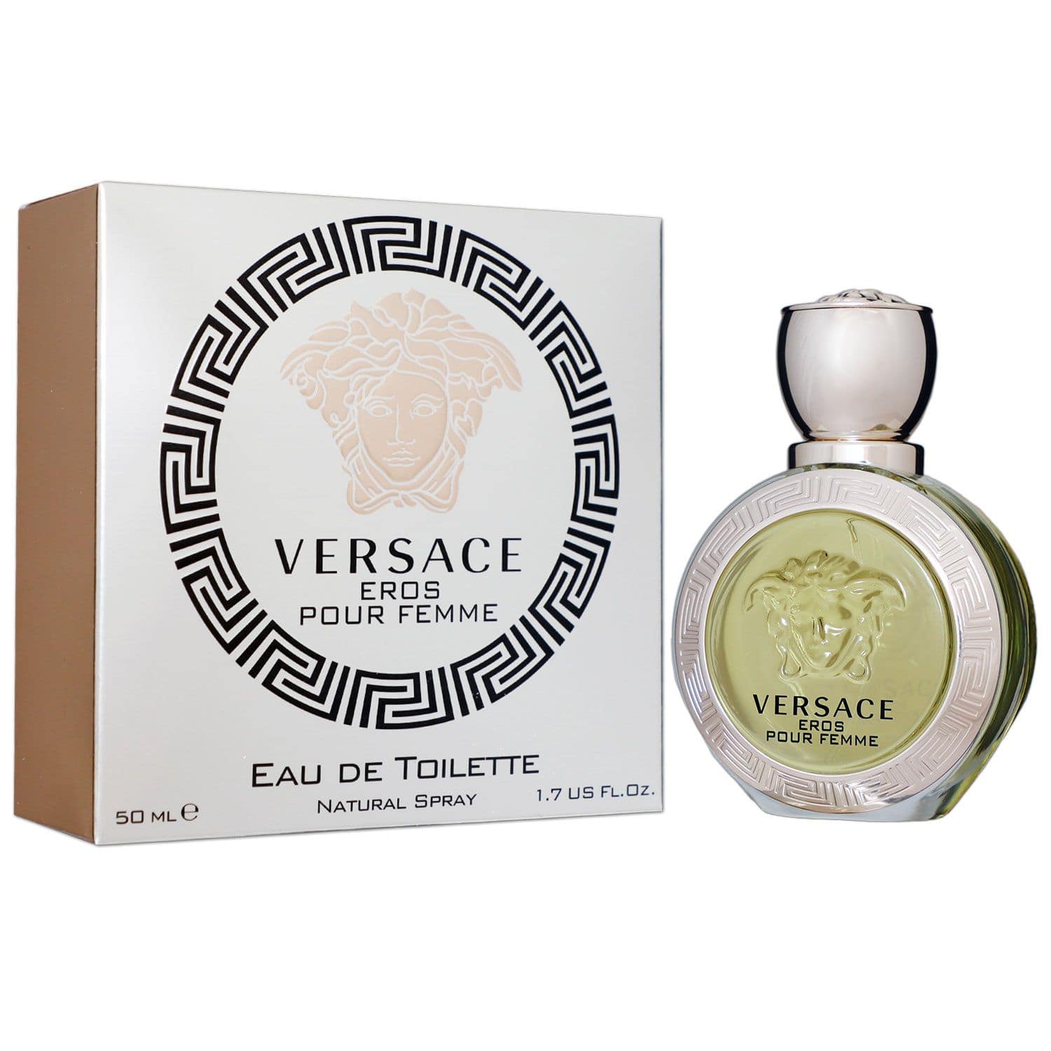Versace Eros pour Femme 50 ml Eau de Toilette EDT Damenduft Damen Duft