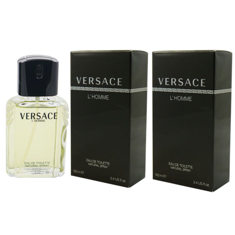 Versace L Homme 2 x 100 ml Eau de Toilette EDT bei Riemax