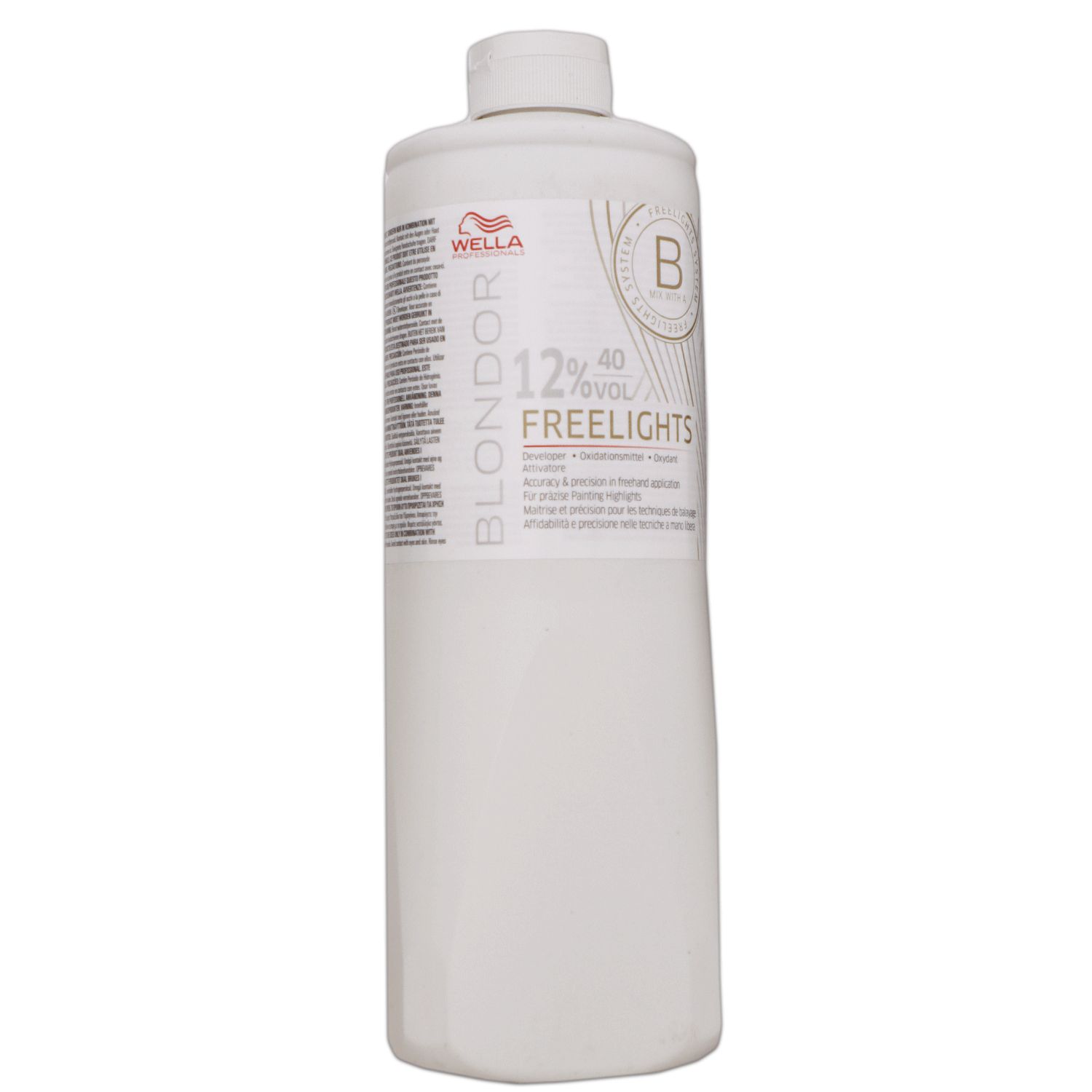 Wella Blondor Freelights 1000 ml 12 % Entwickler