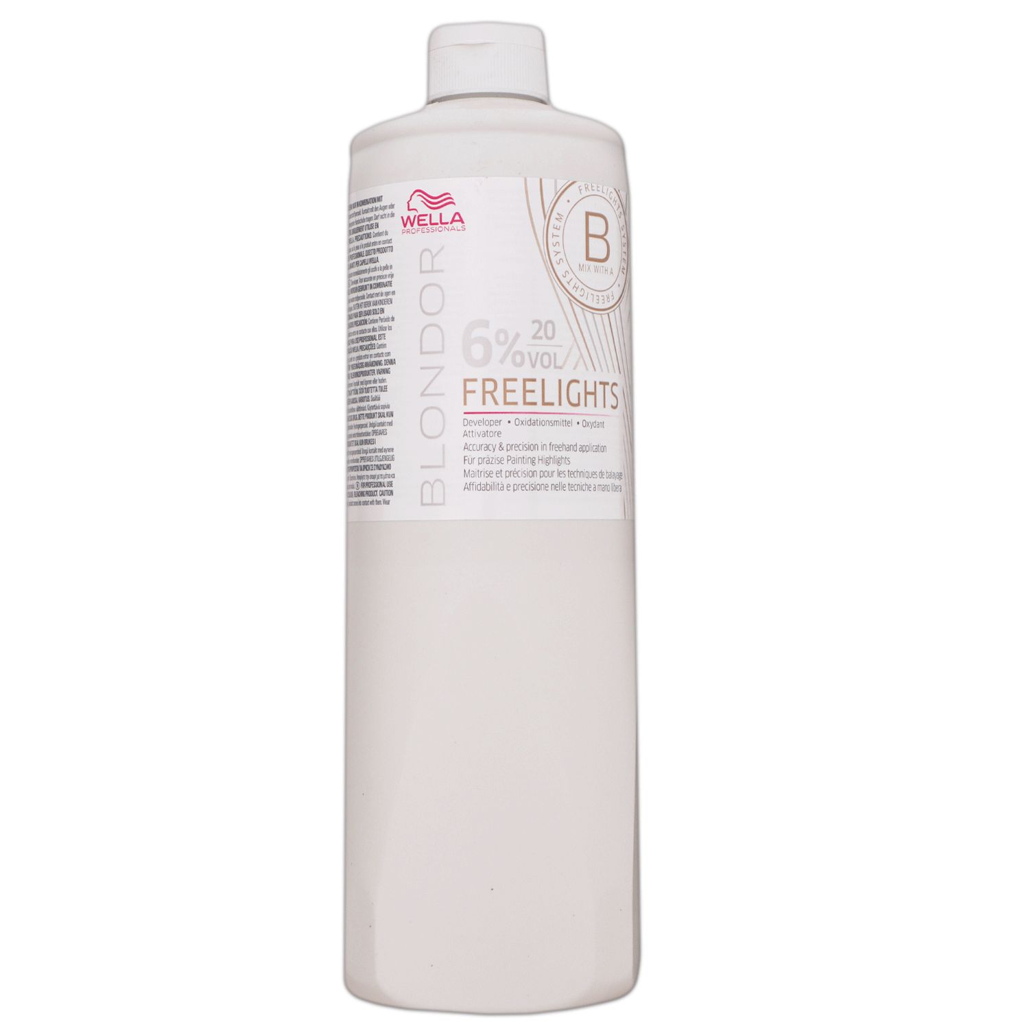 Wella Blondor Freelights 1000 ml 6% Entwickler