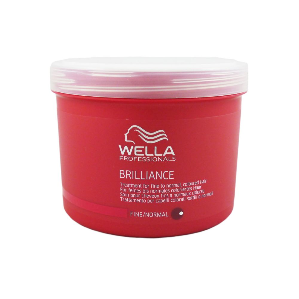 Wella Brilliance Pflege-Set Für Farbiges Haar | Shampoo & Conditioner Fein/normal + Glättendes Öl