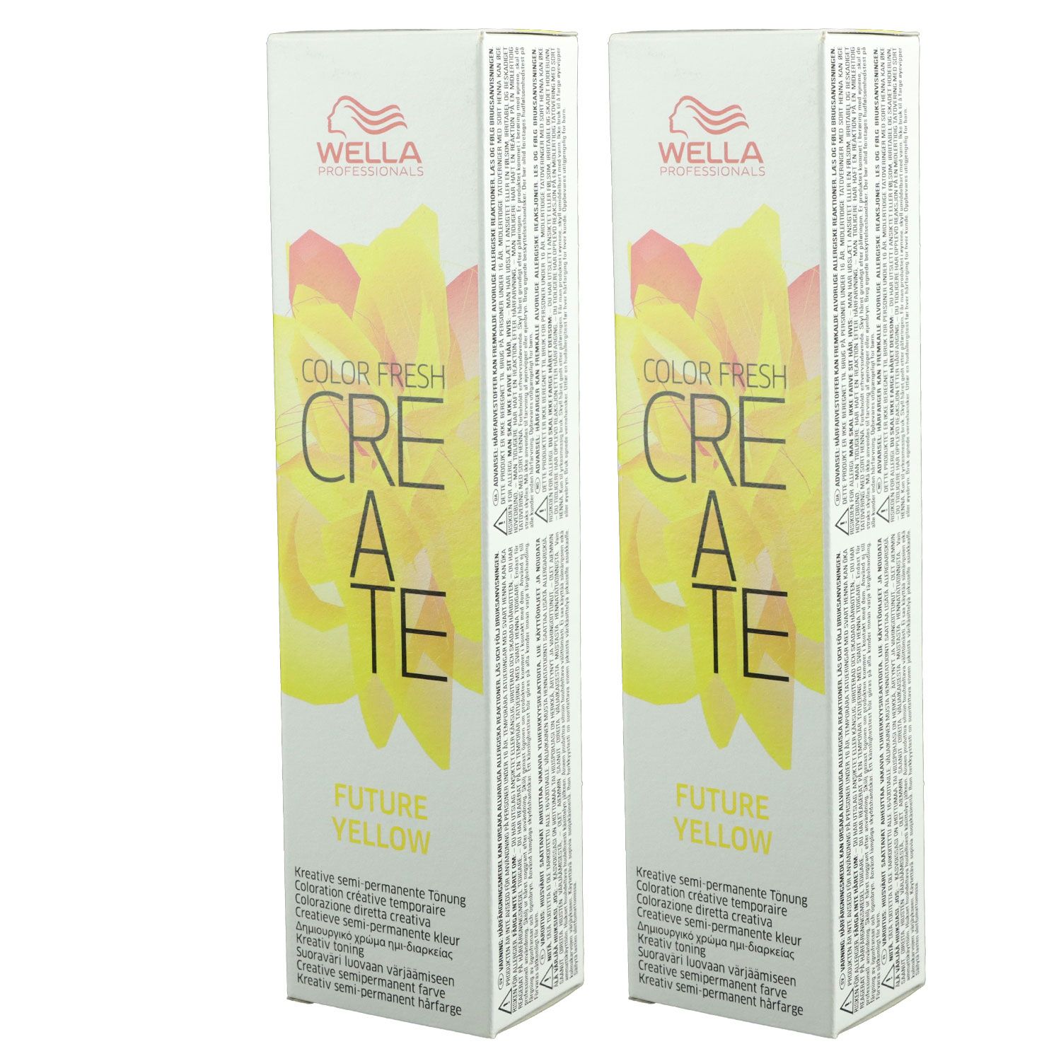 Wella Color Fresh Create 2 x 60 ml 12 Future Yellow Set