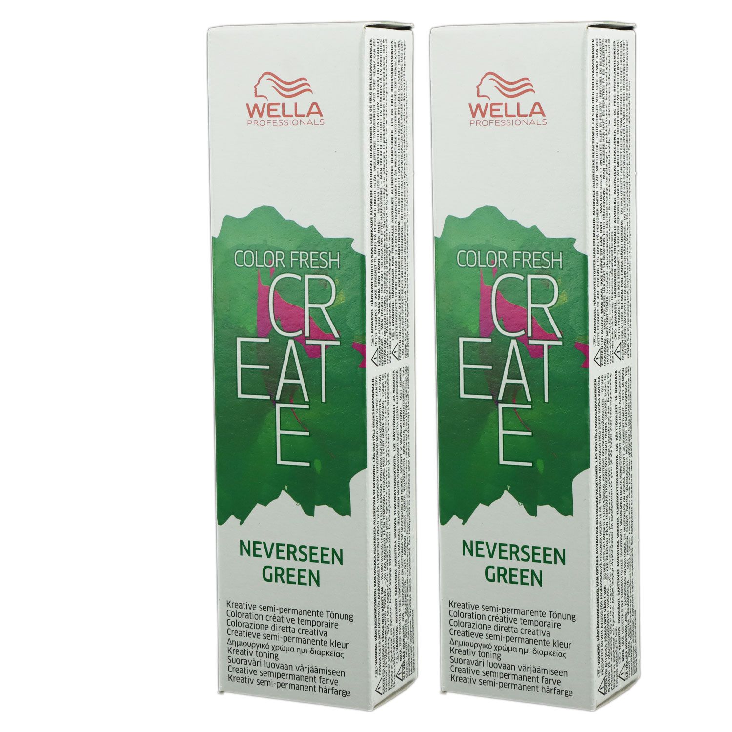 Wella Color Fresh Create 2 x 60 ml - 3 Never Seen Green Set
