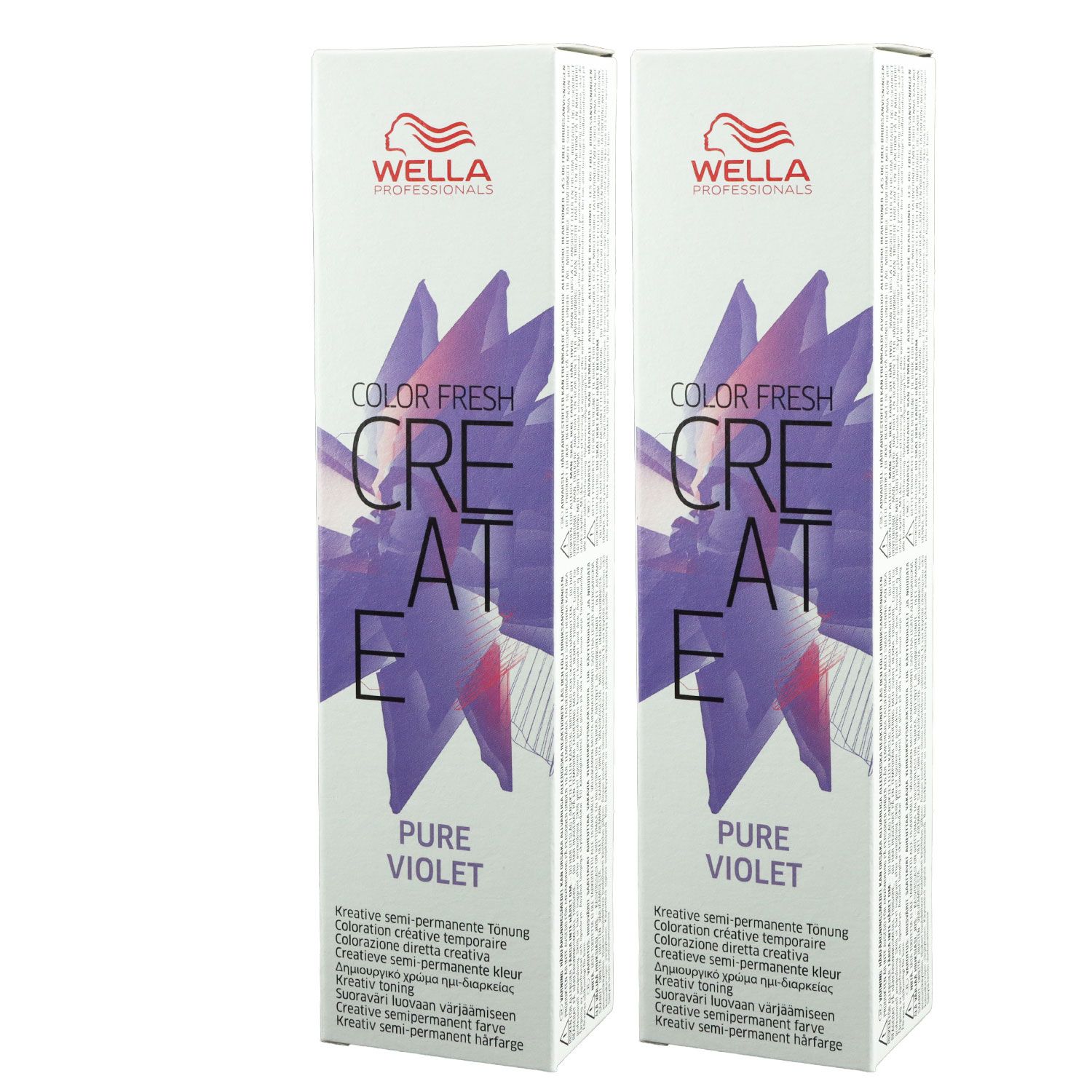 Wella Color Fresh Create 2 x 60 ml - 5 Pure Violet Set