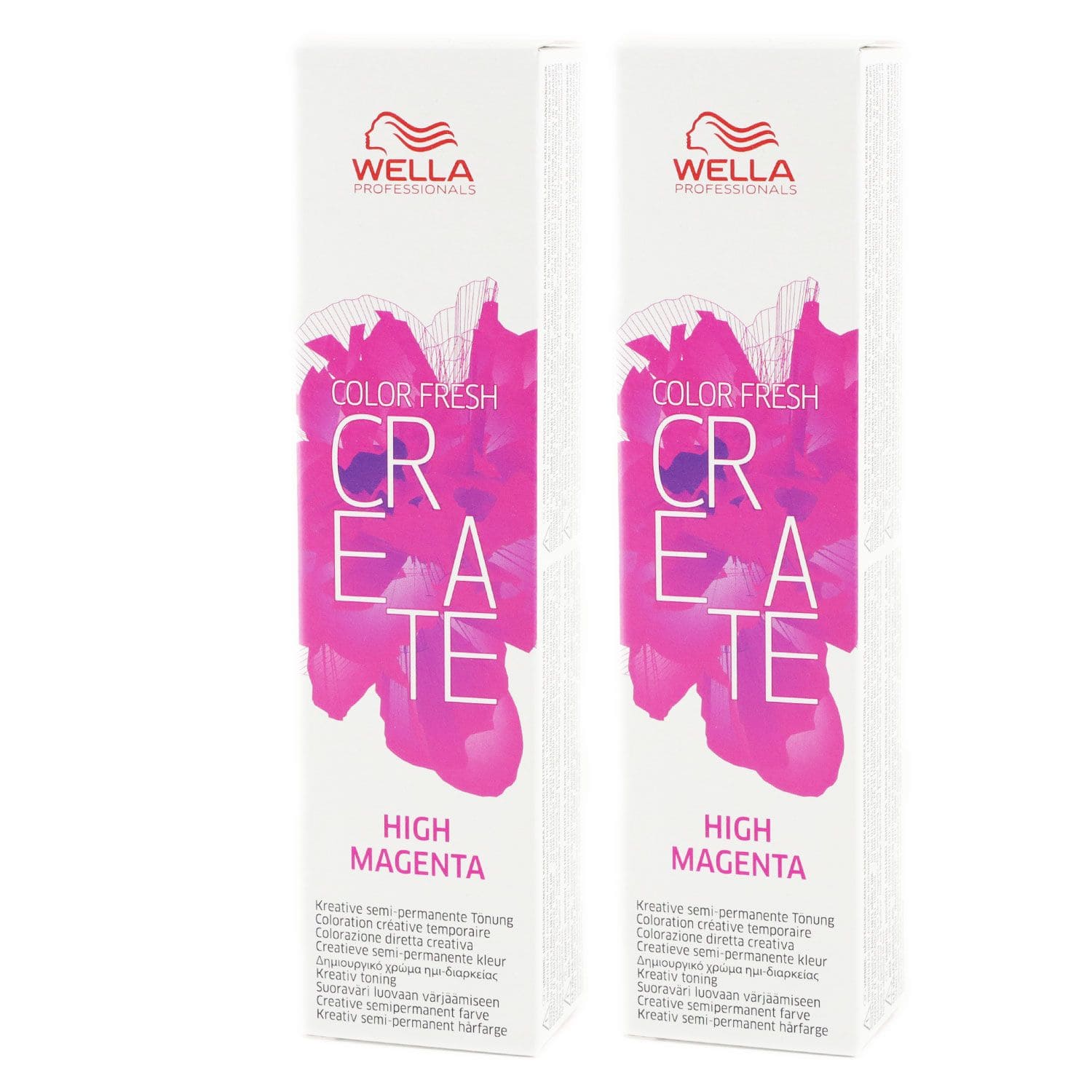 Wella Color Fresh Create 2 x 60 ml - 7 High Magenta Set
