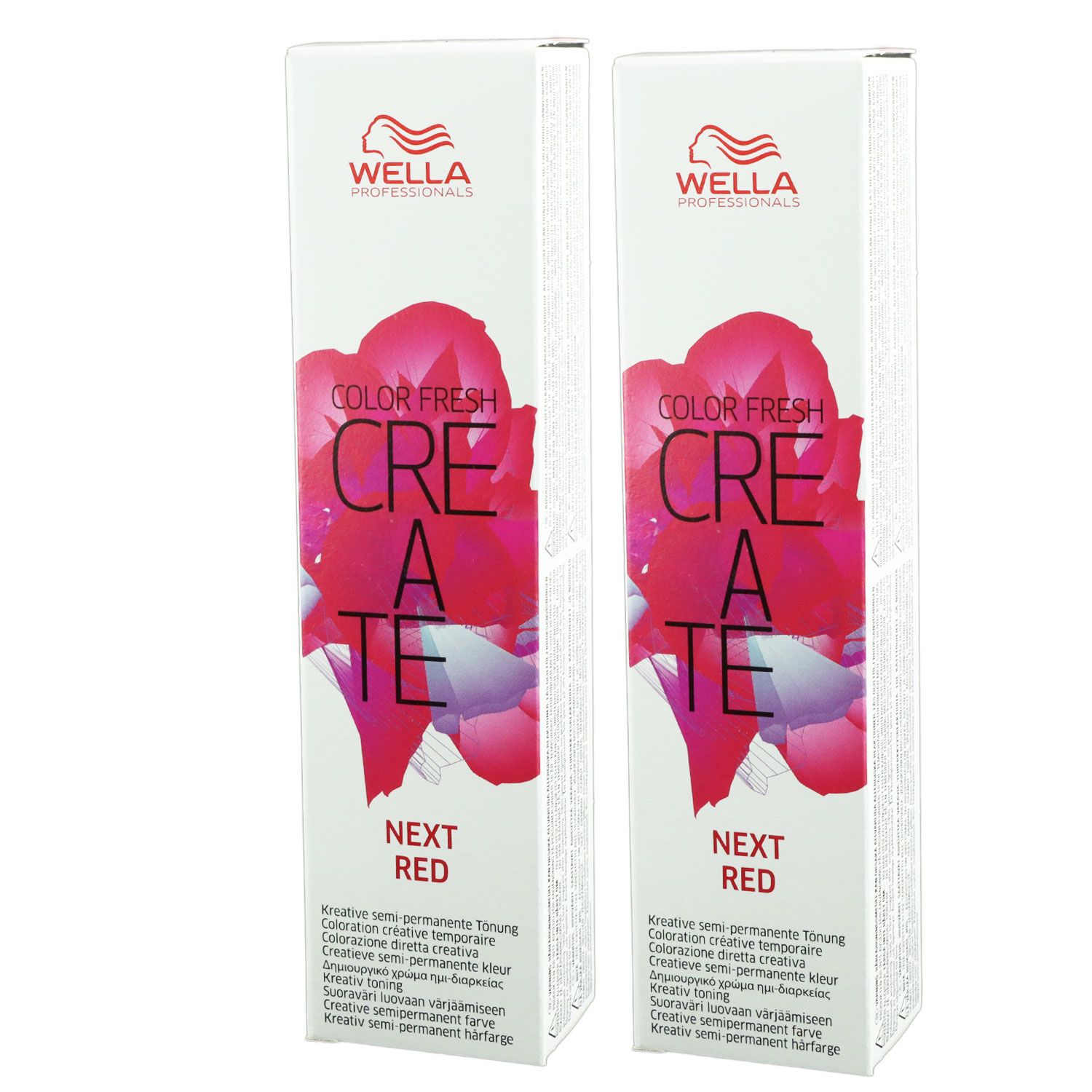 Wella Color Fresh Create 2 x 60 ml - 8 Next Red Set