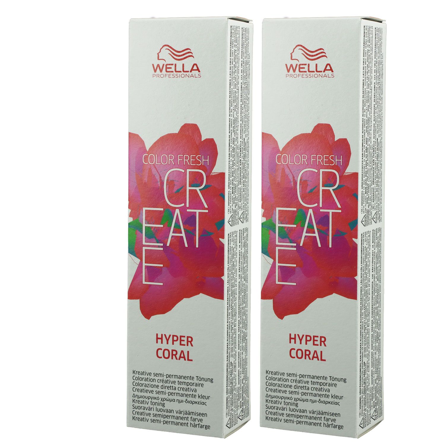 Wella Color Fresh Create 2 x 60 ml - 9 Hyper Coral Set