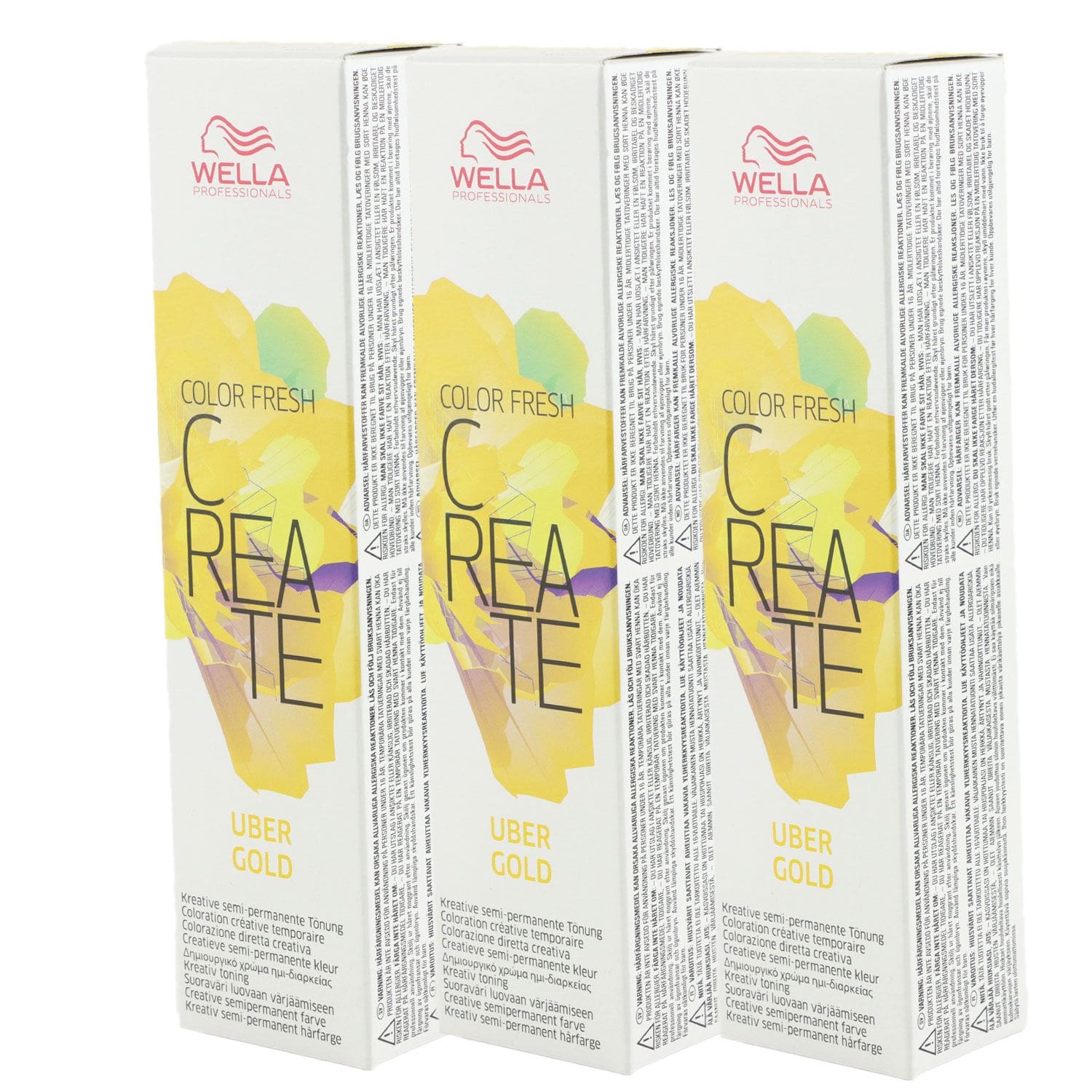 Wella Color Fresh Create  3 x 60 ml - 10 Uber Gold Set
