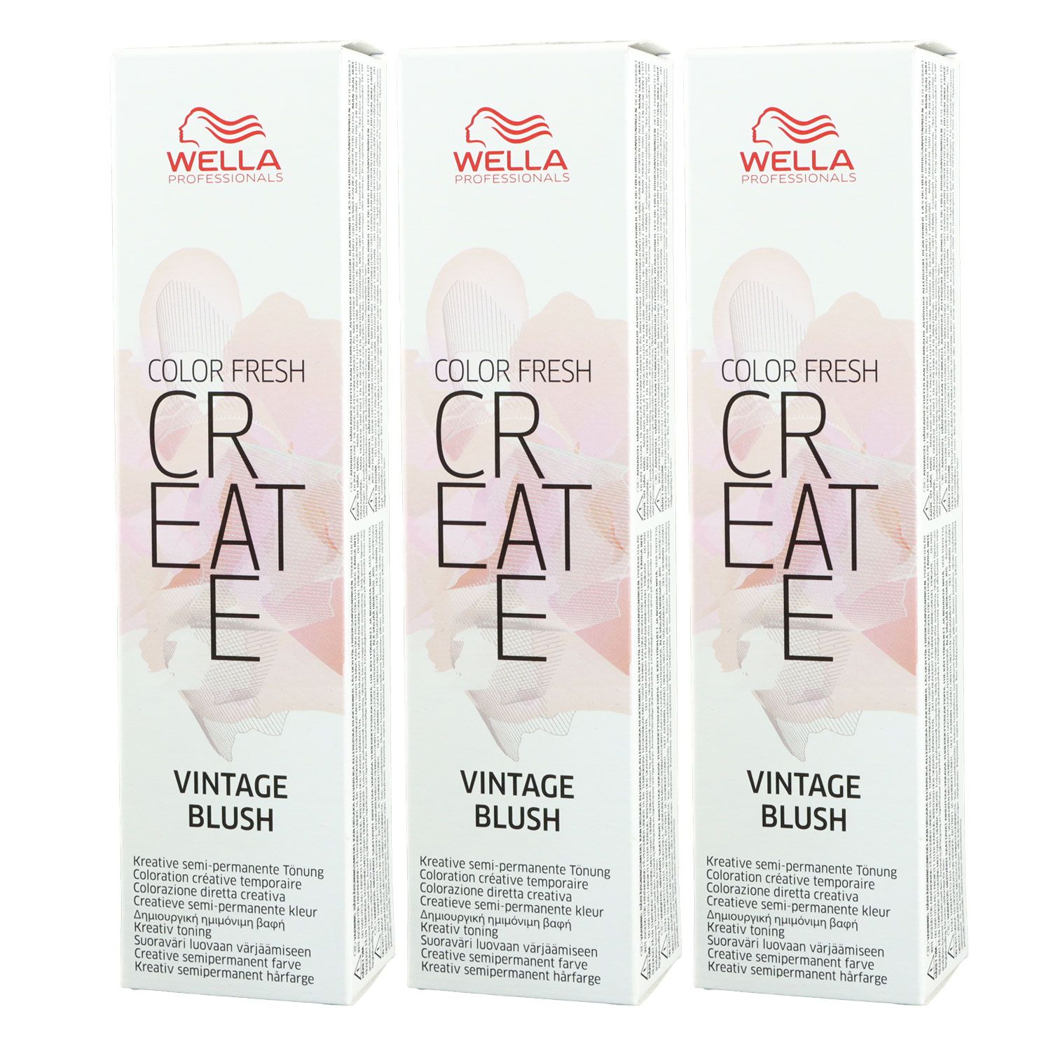 Wella Color Fresh Create 3 x 60 ml Vintage Blush Set