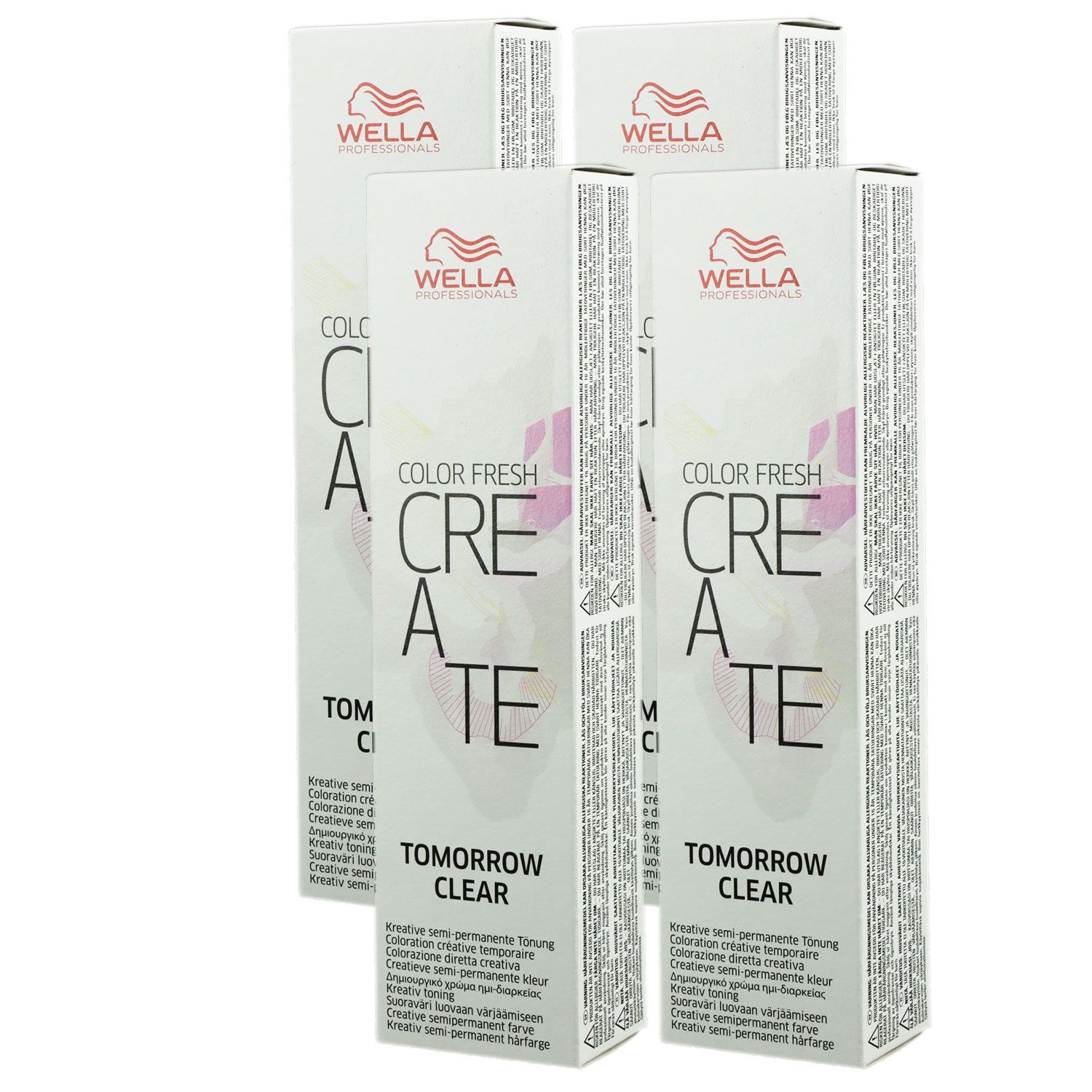 Wella Color Fresh Create 4 x 60 ml - 1 Tomorrow Clear Set