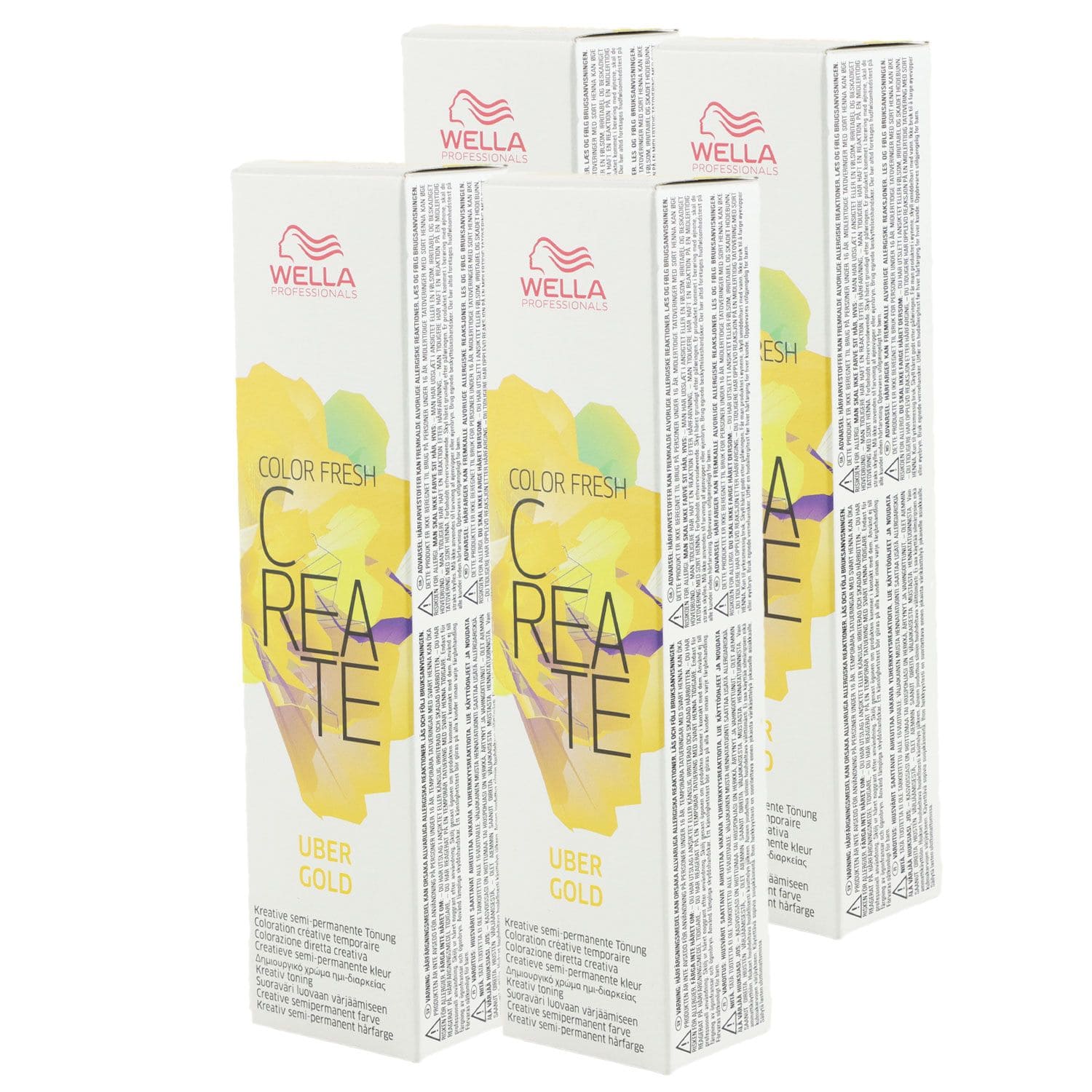 Wella Color Fresh Create 4 x 60 ml - 10 Uber Gold Set